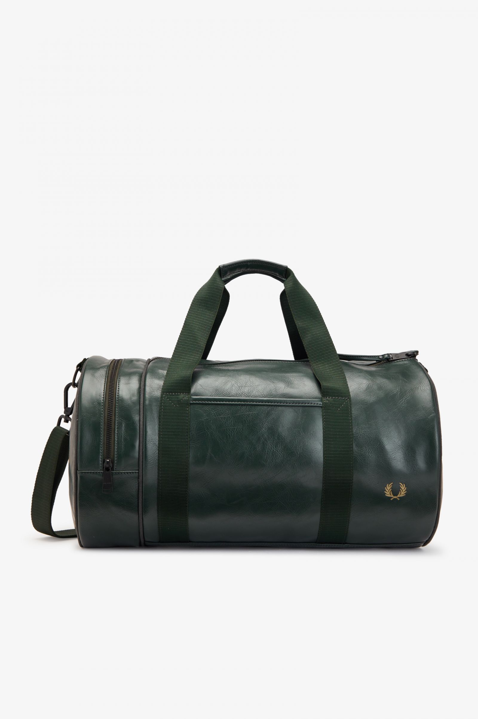 Tonal Barrel Bag Dark Green