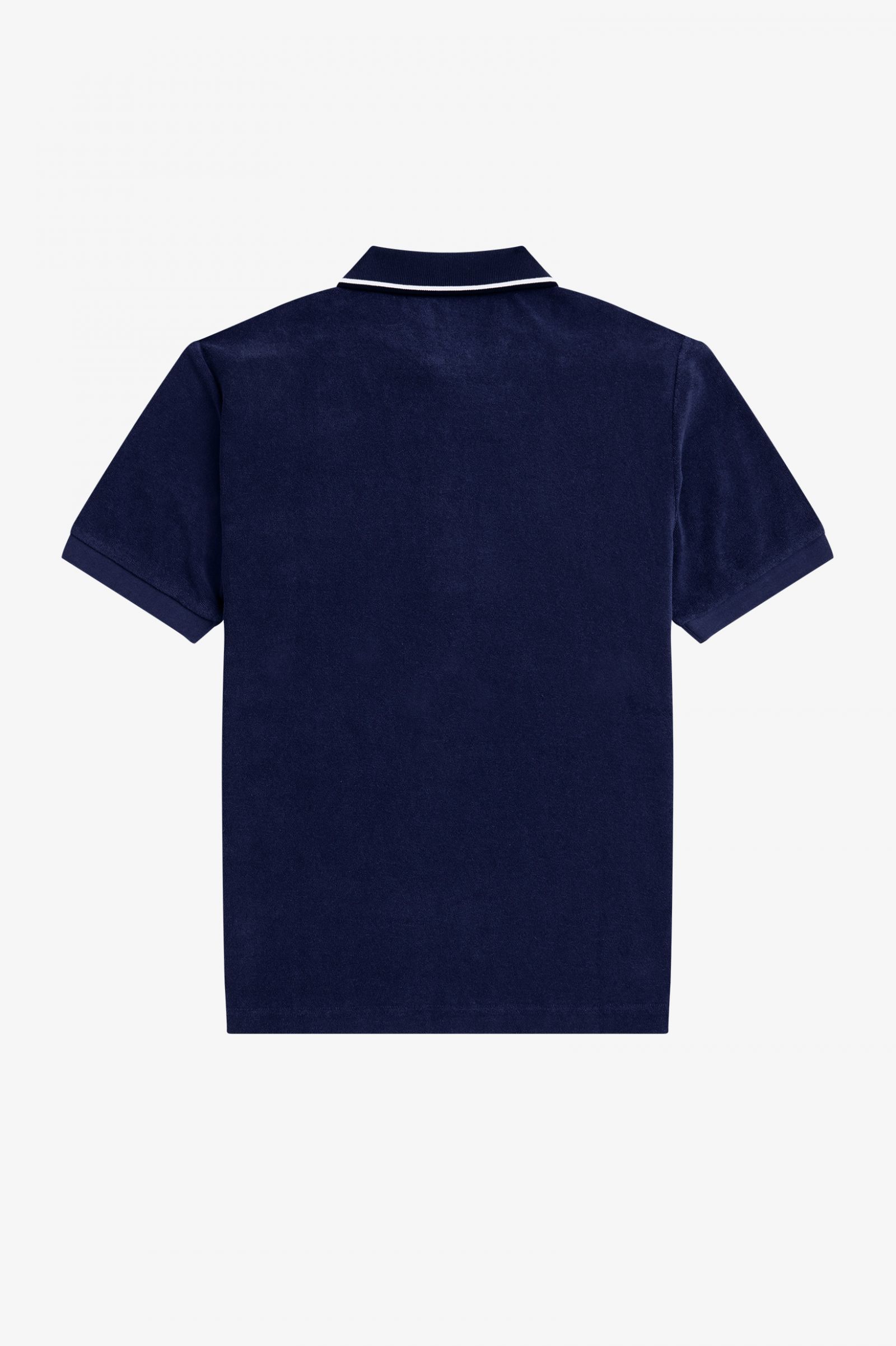 ReissuesTowelling Twin Tipped Polo Shirt Navy