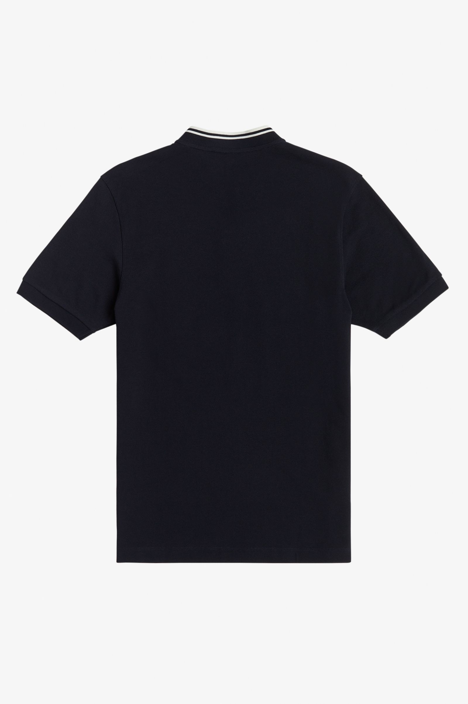 Bomber Collar Polo Shirt Navy