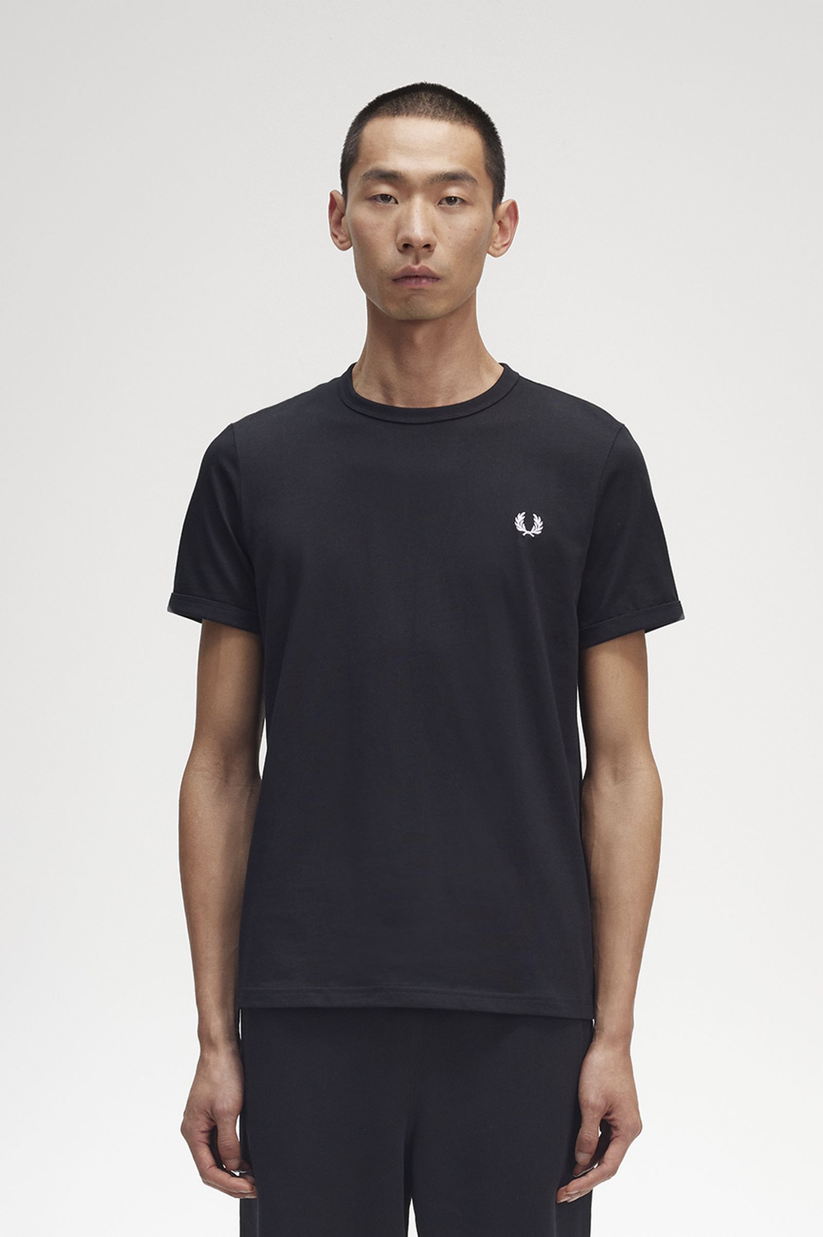 Ringer T-Shirt Black