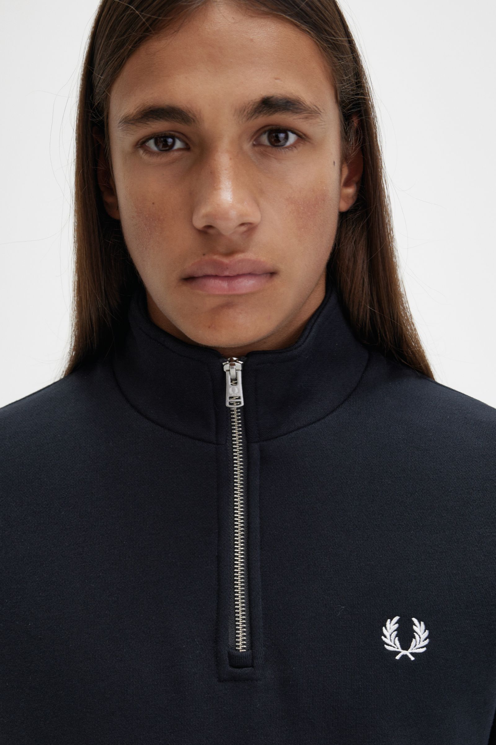 Half Zip Sweatshirt Black