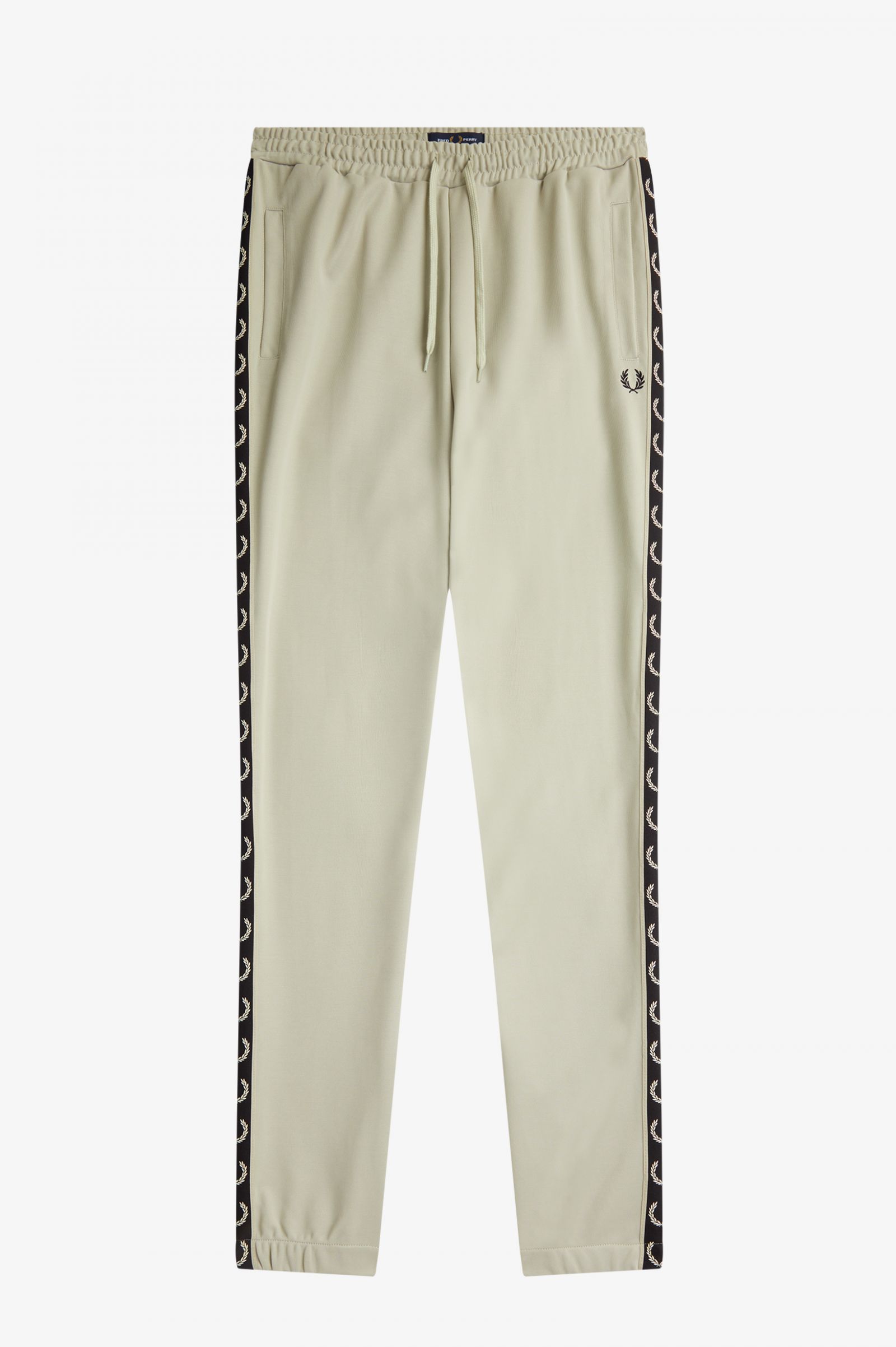 Taped Track Pants Light Oyster / Black