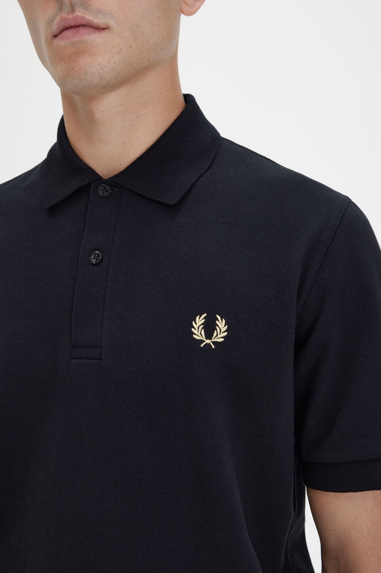 The Fred Perry ShirtM3 Black / Champagne