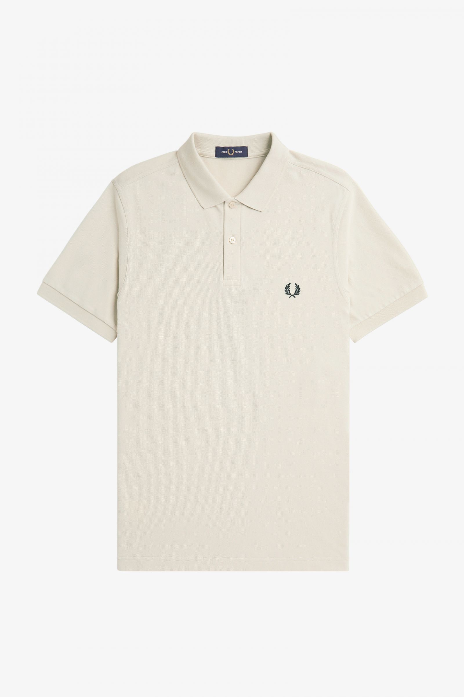 The Fred Perry ShirtM6000 Ecru / Night Green