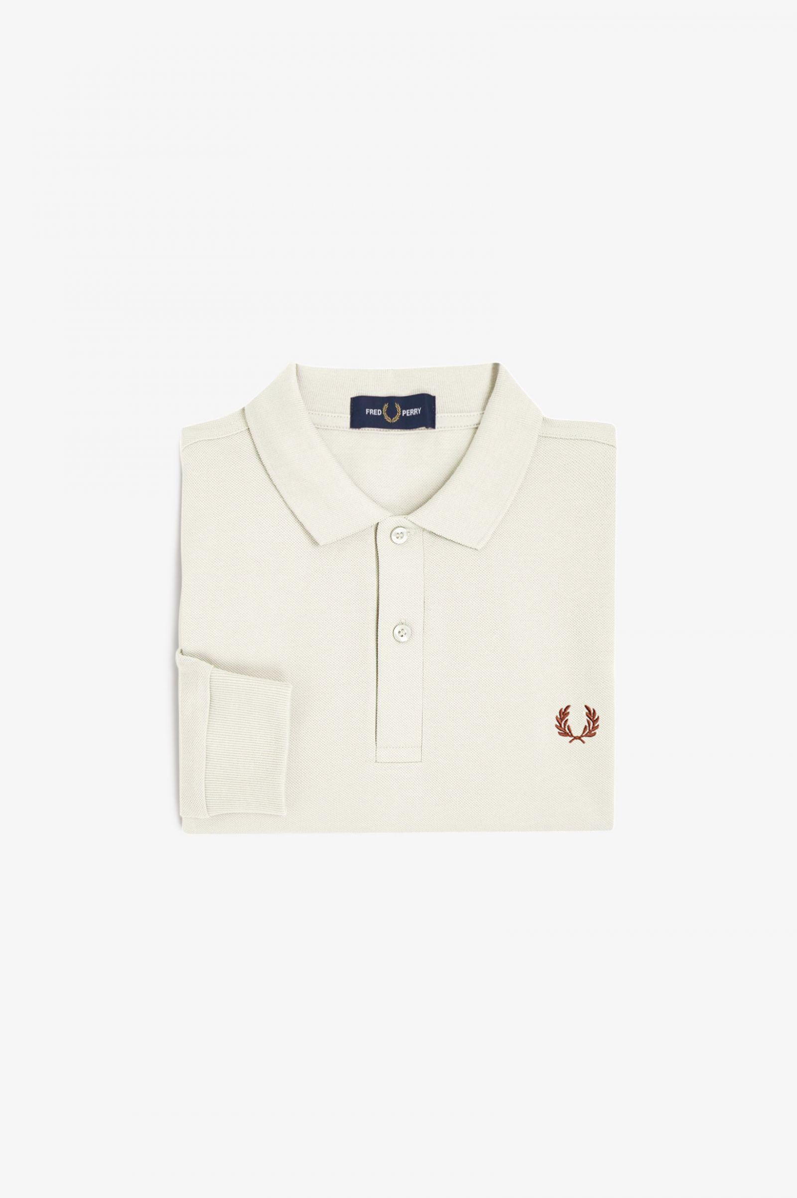 The Fred Perry ShirtM6006 Ecru Whisky Brown