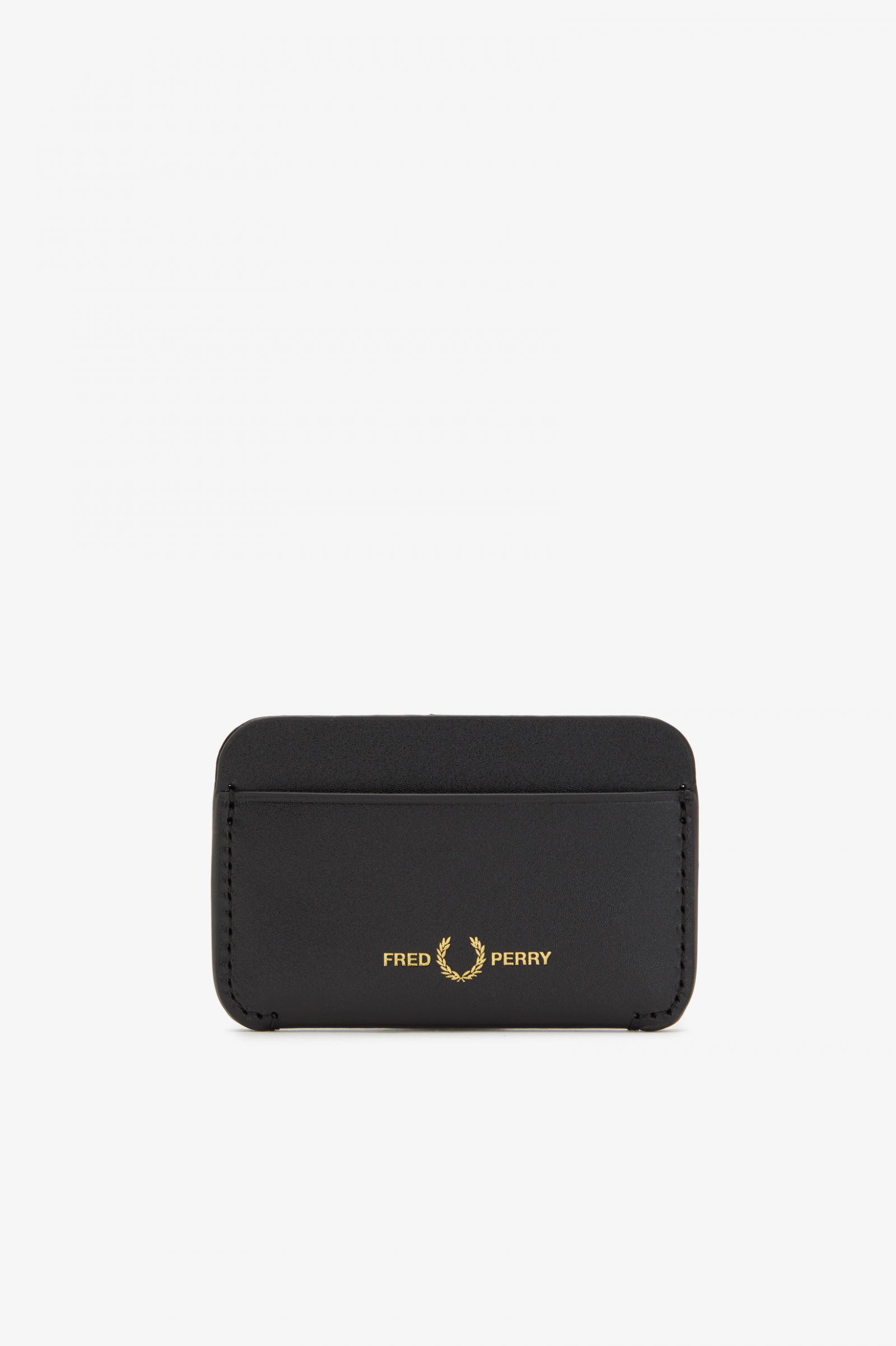 Burnished Leather Cardholder Black