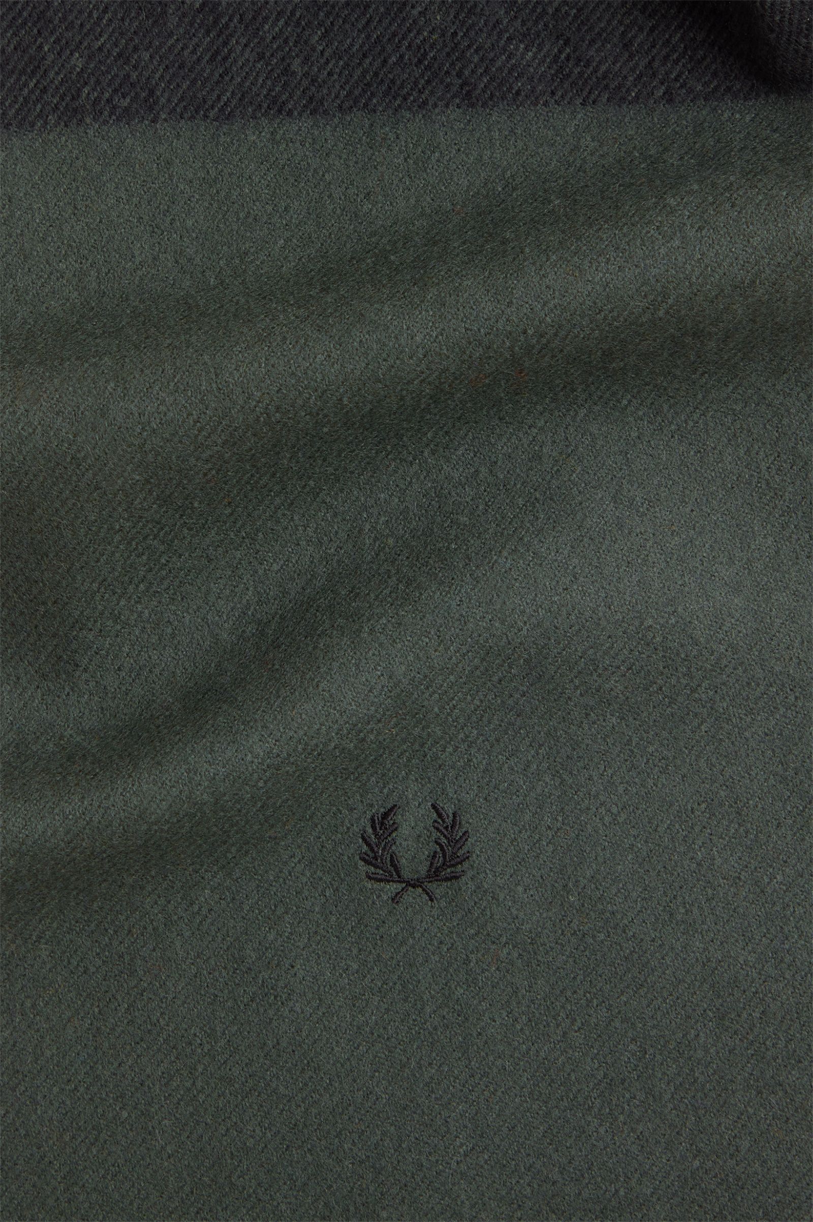 Colour Block Scarf Field Green / Black