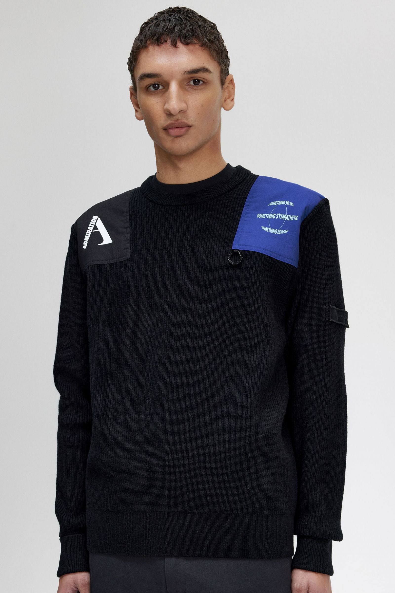 Raf SimonsPatch Detail Jumper Black