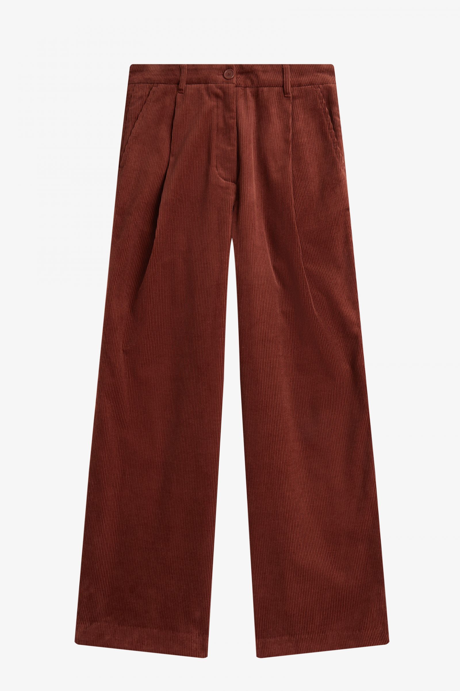 Corduroy Trousers Whisky Brown