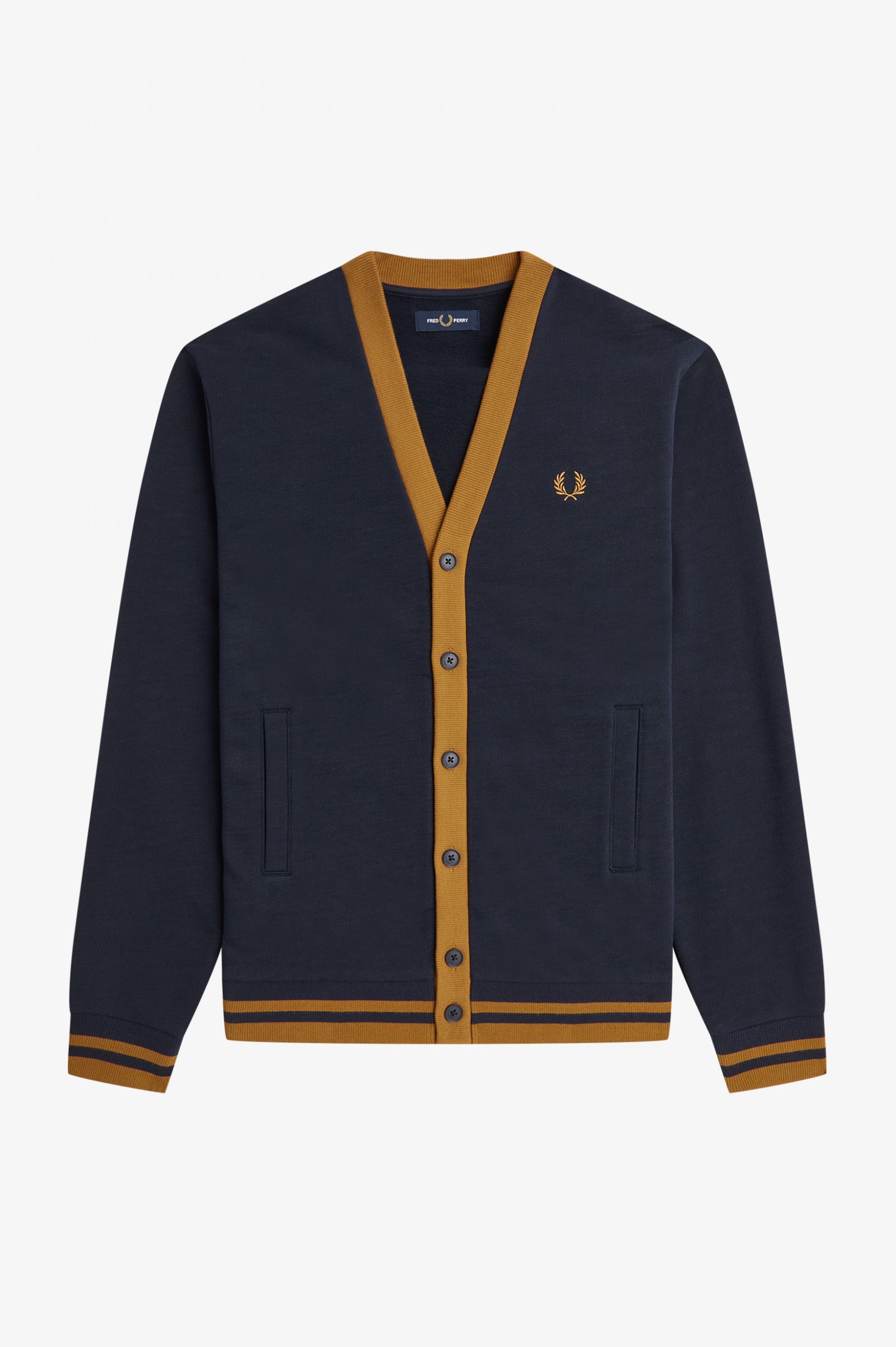 Button Through Sweatshirt Navy