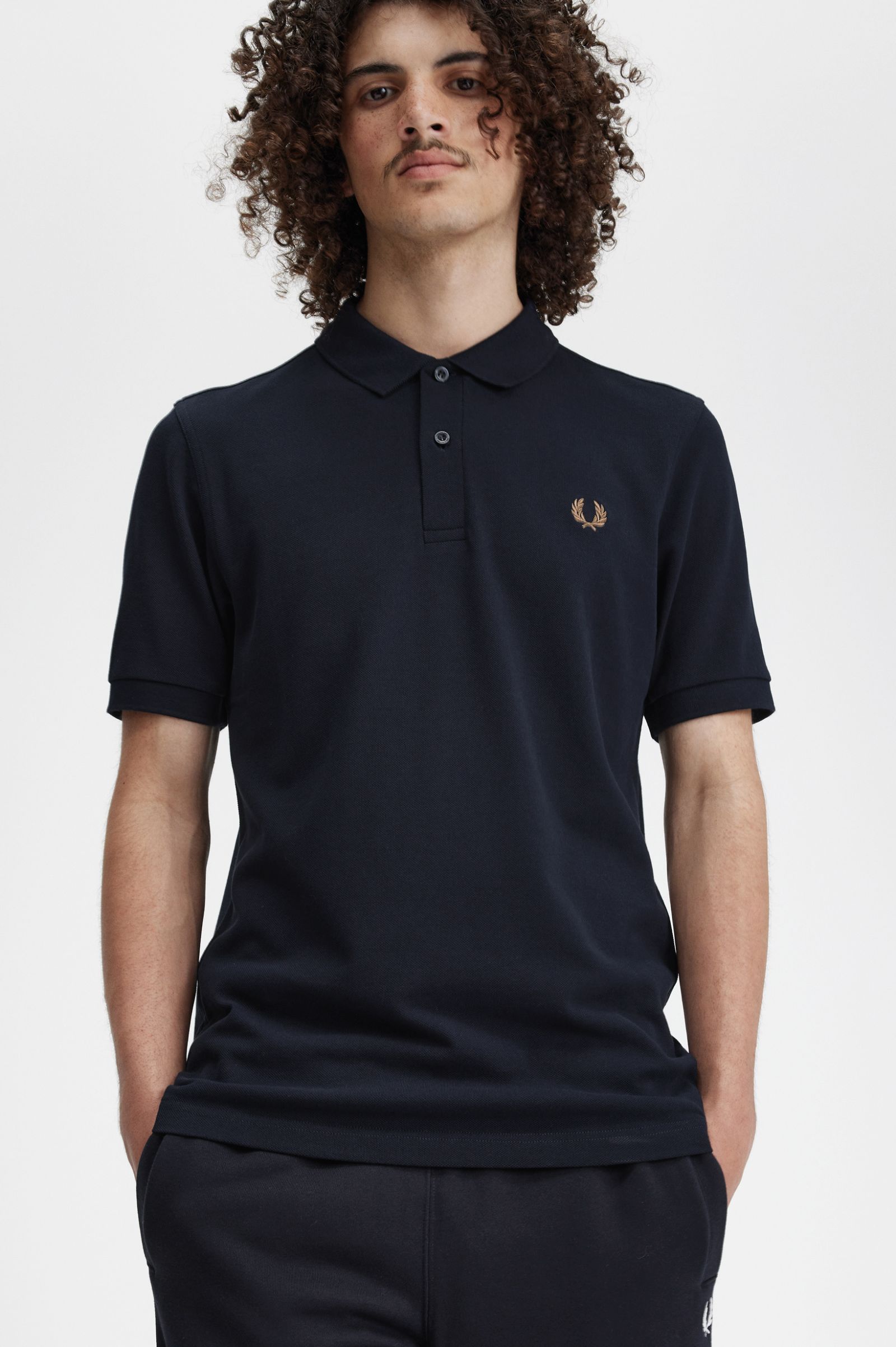The Fred Perry ShirtM6000 Navy / Shaded Stone