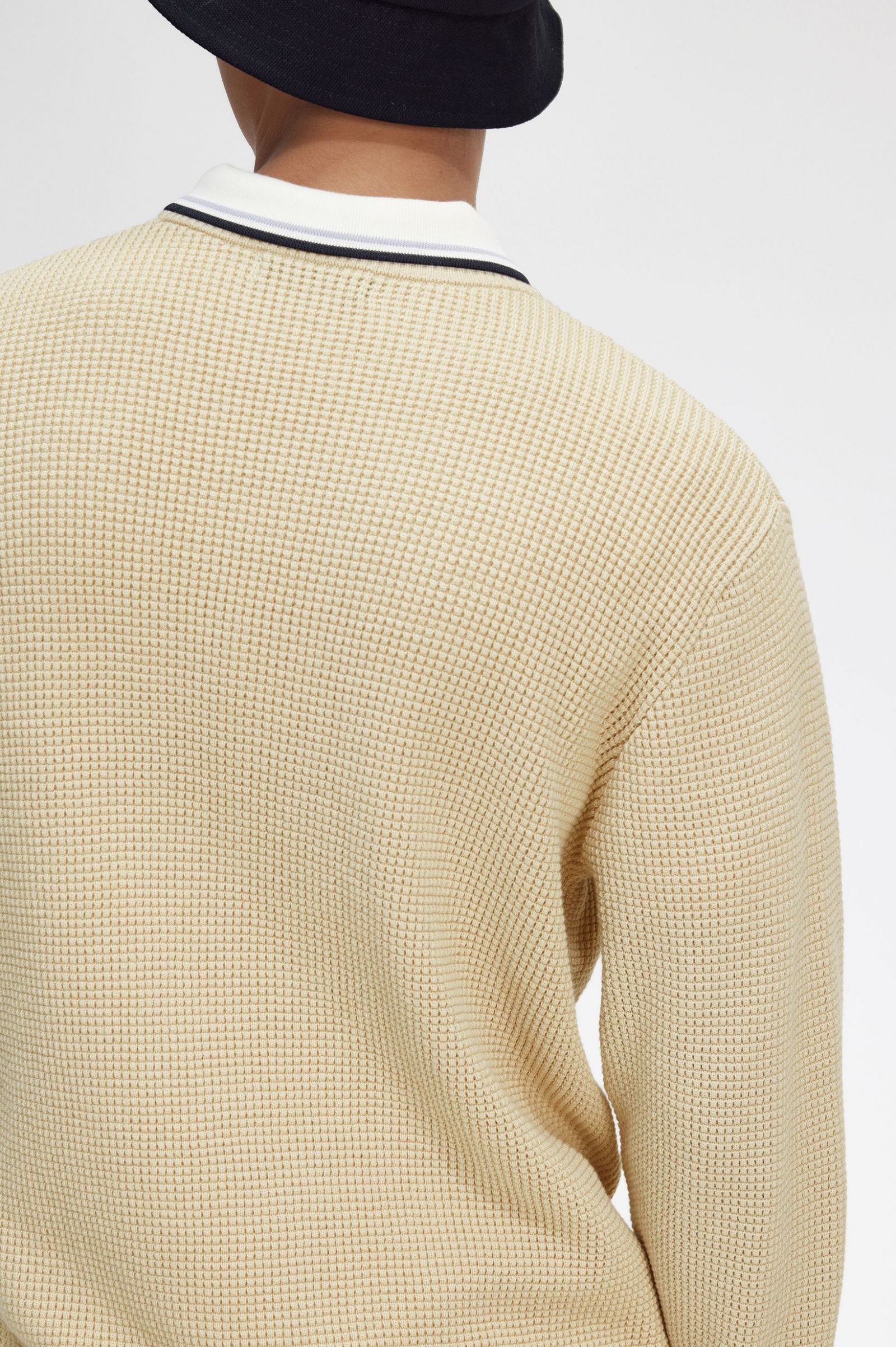 Waffle Stitch Jumper Oatmeal