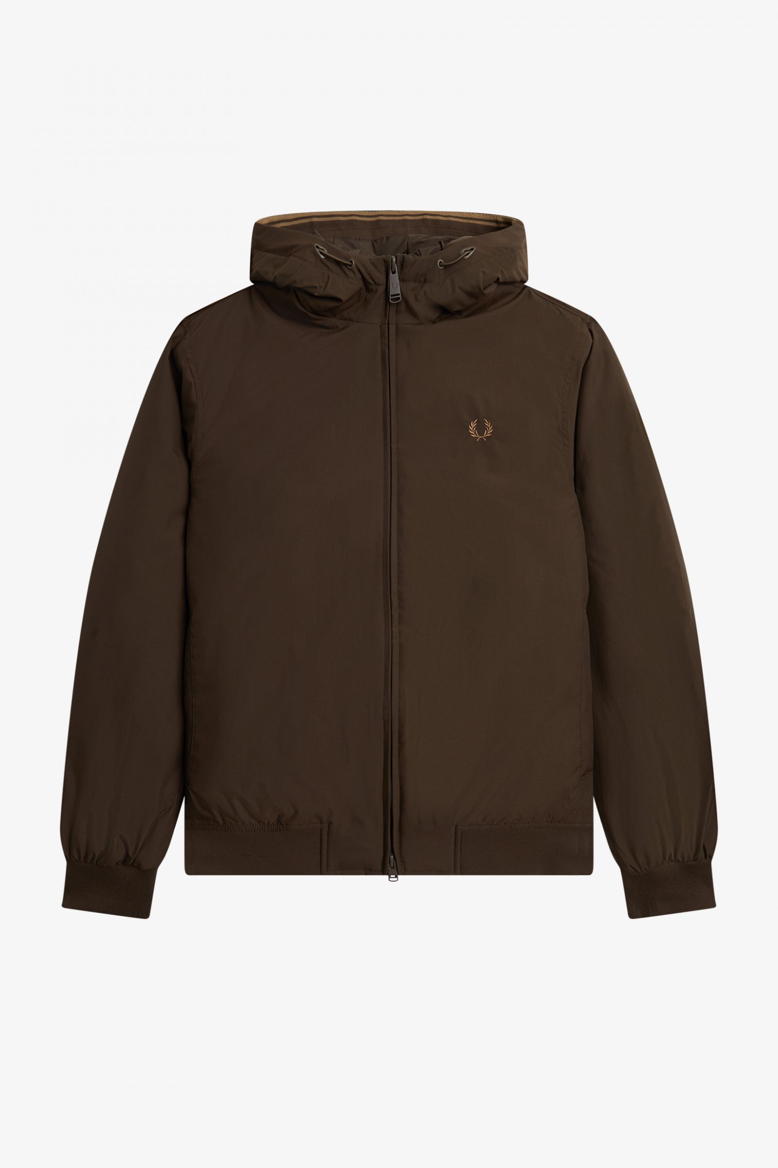 Padded Hooded Brentham Jacket Burnt Tobacco