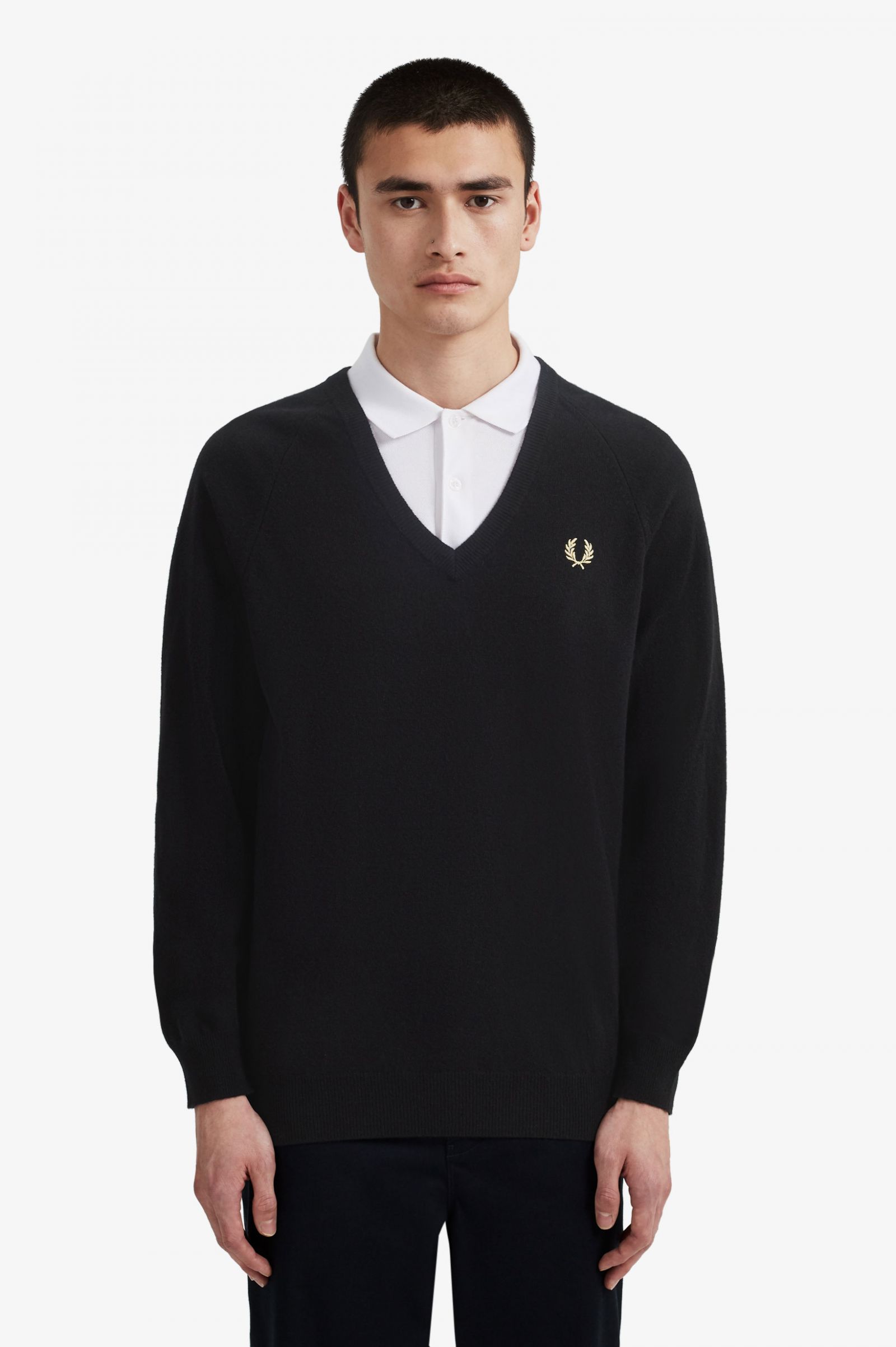 ReissuesLambswool V-Neck Jumper