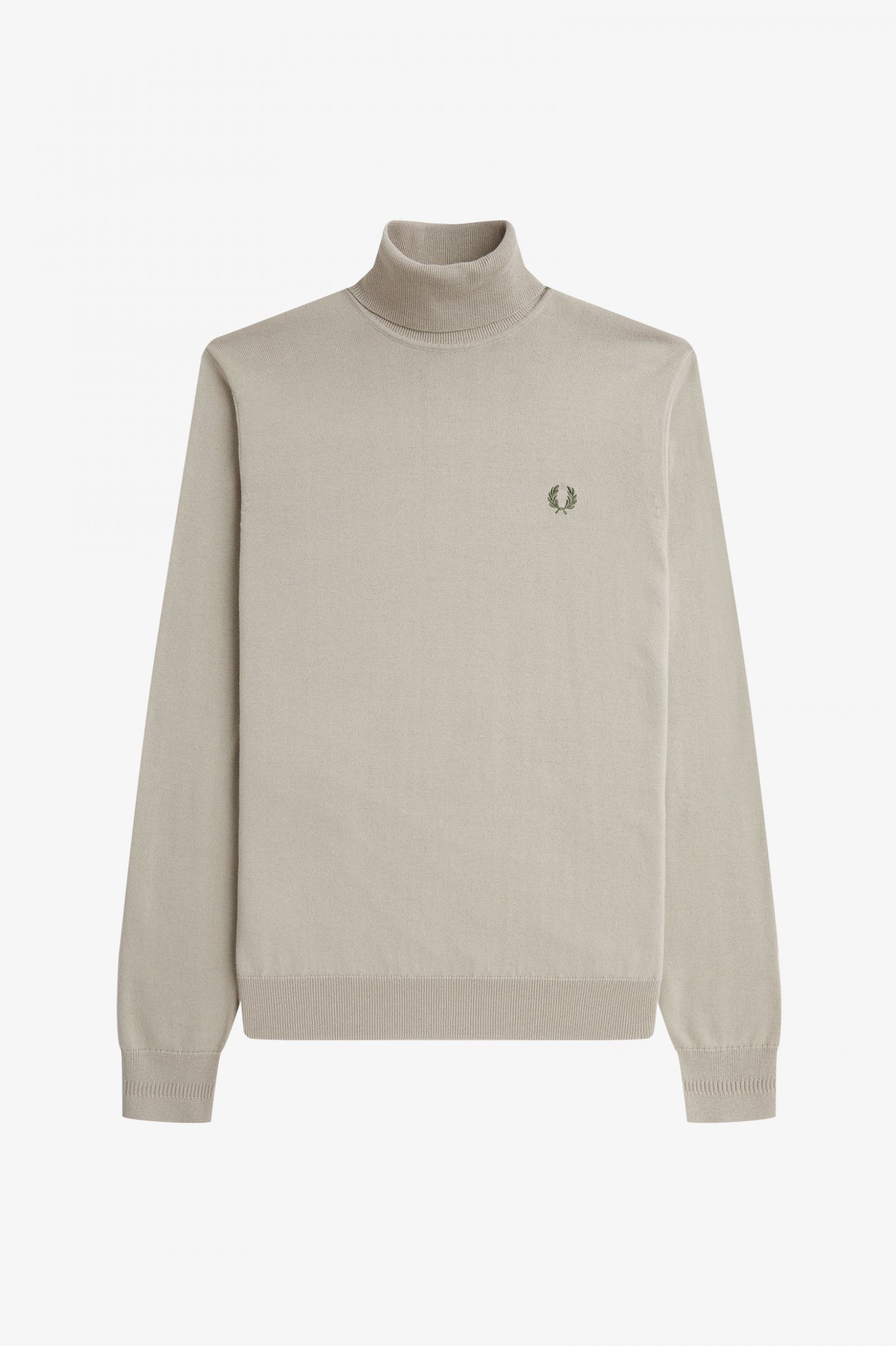 Roll Neck Jumper Dark Oatmeal