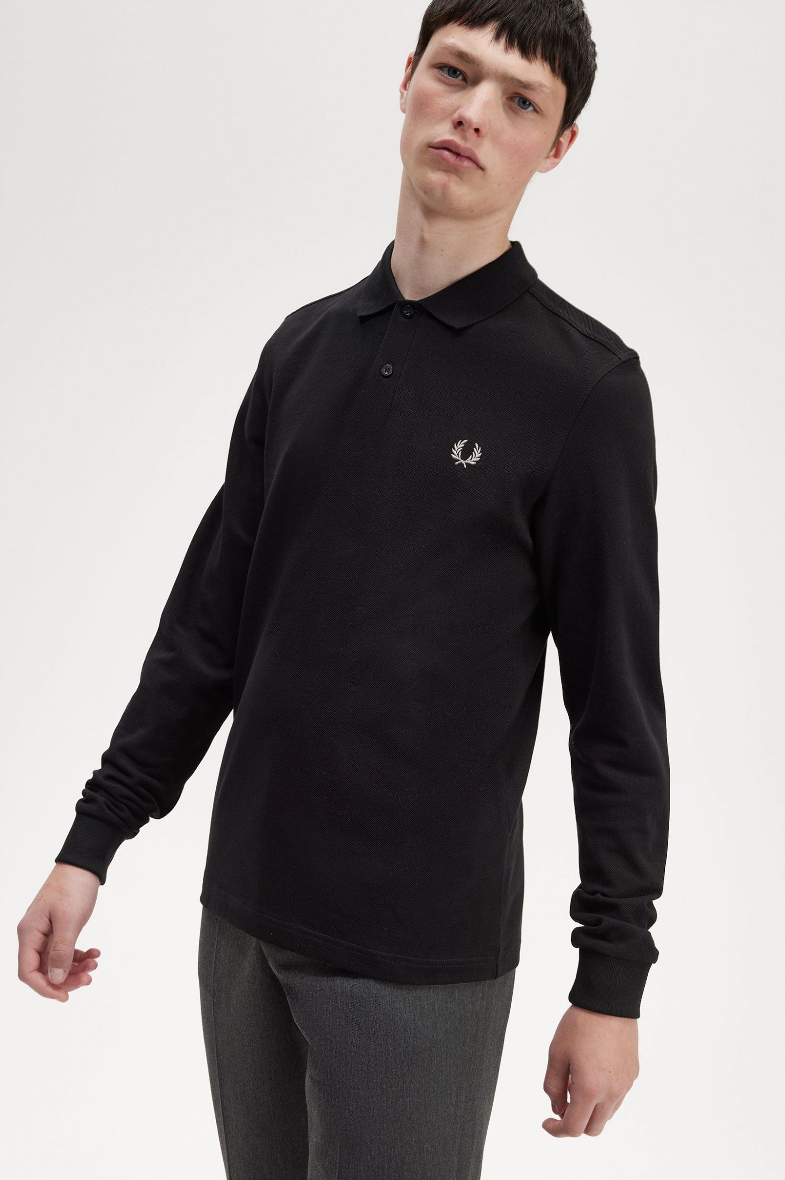 The Fred Perry ShirtM6006 Black / Chrome