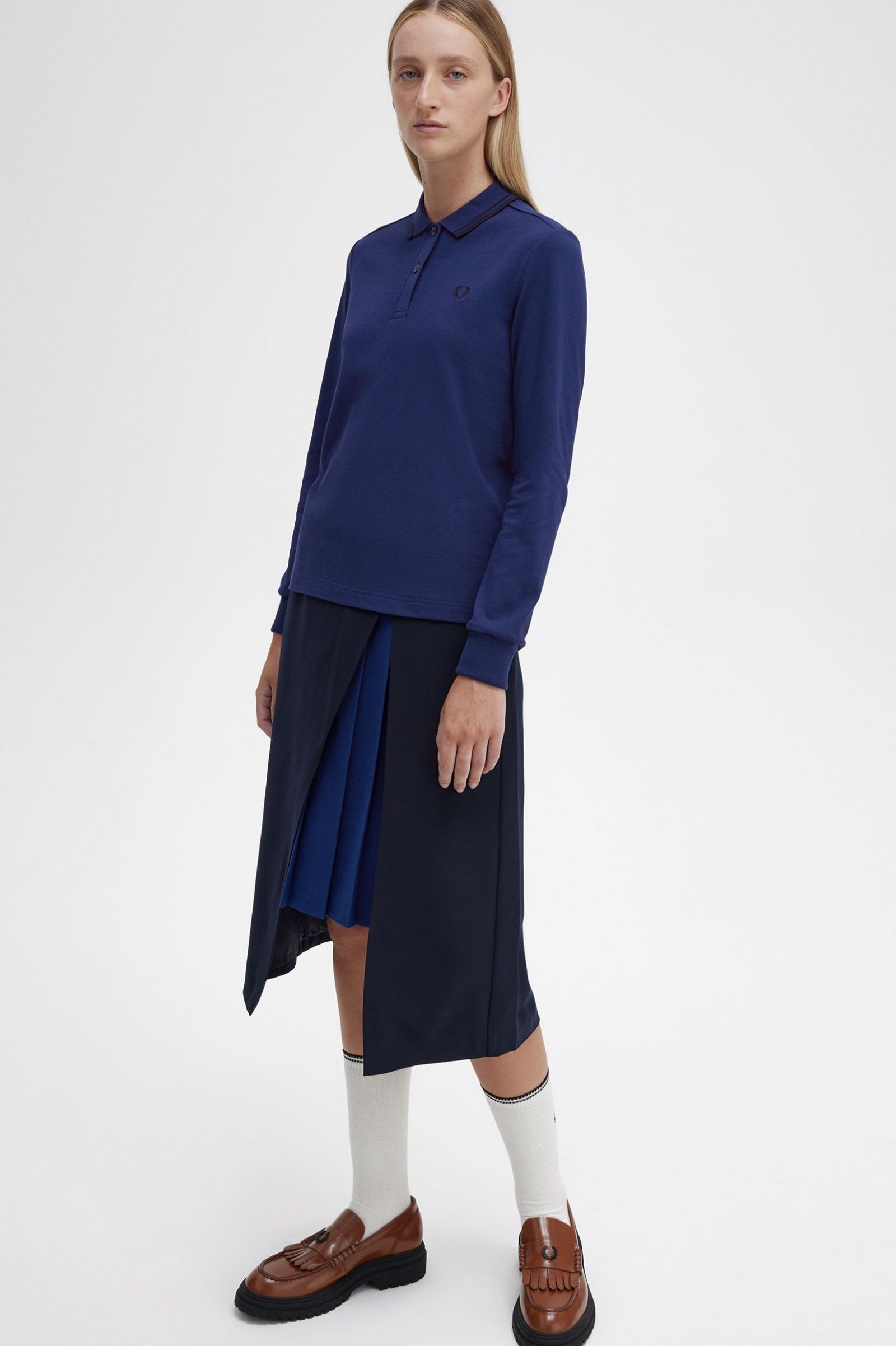 The Fred Perry ShirtG3636 French Navy / Black / Black