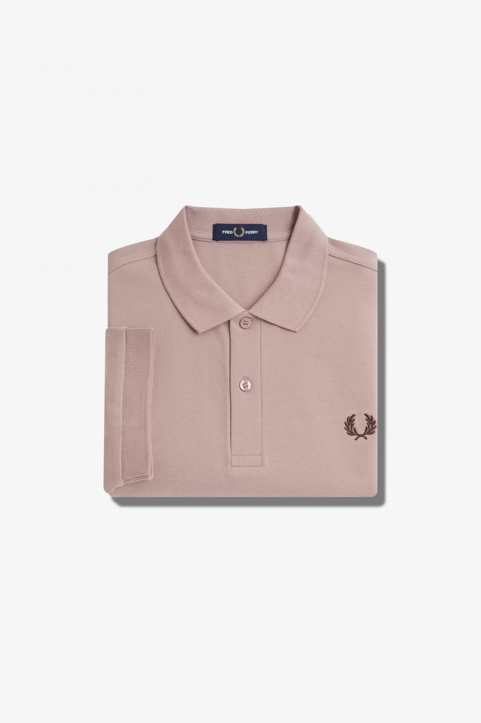The Fred Perry ShirtM6000 Dark Pink / Burnt Tobacco