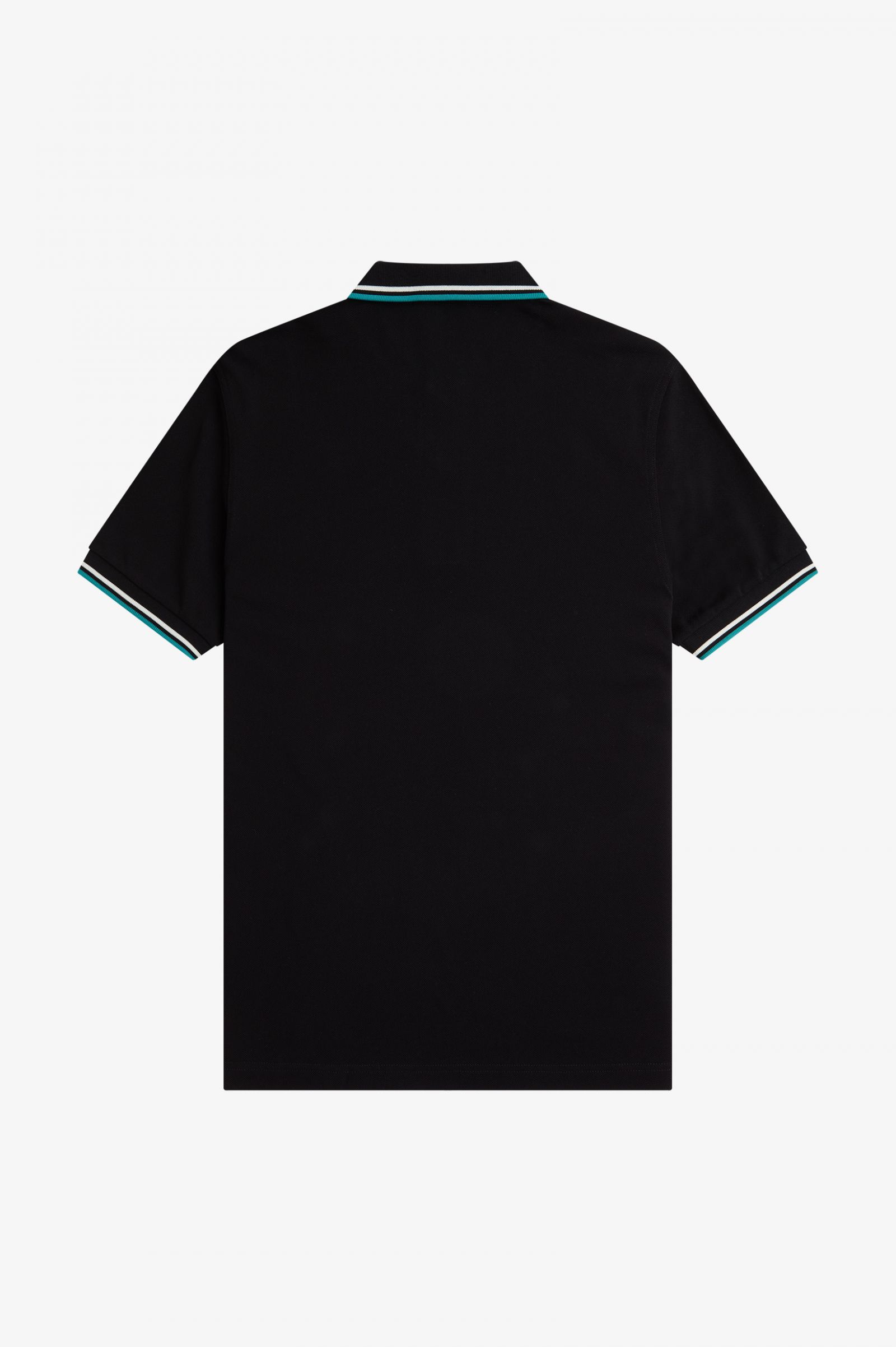 The Fred Perry ShirtM3600 Black / Ecru / Deep Mint