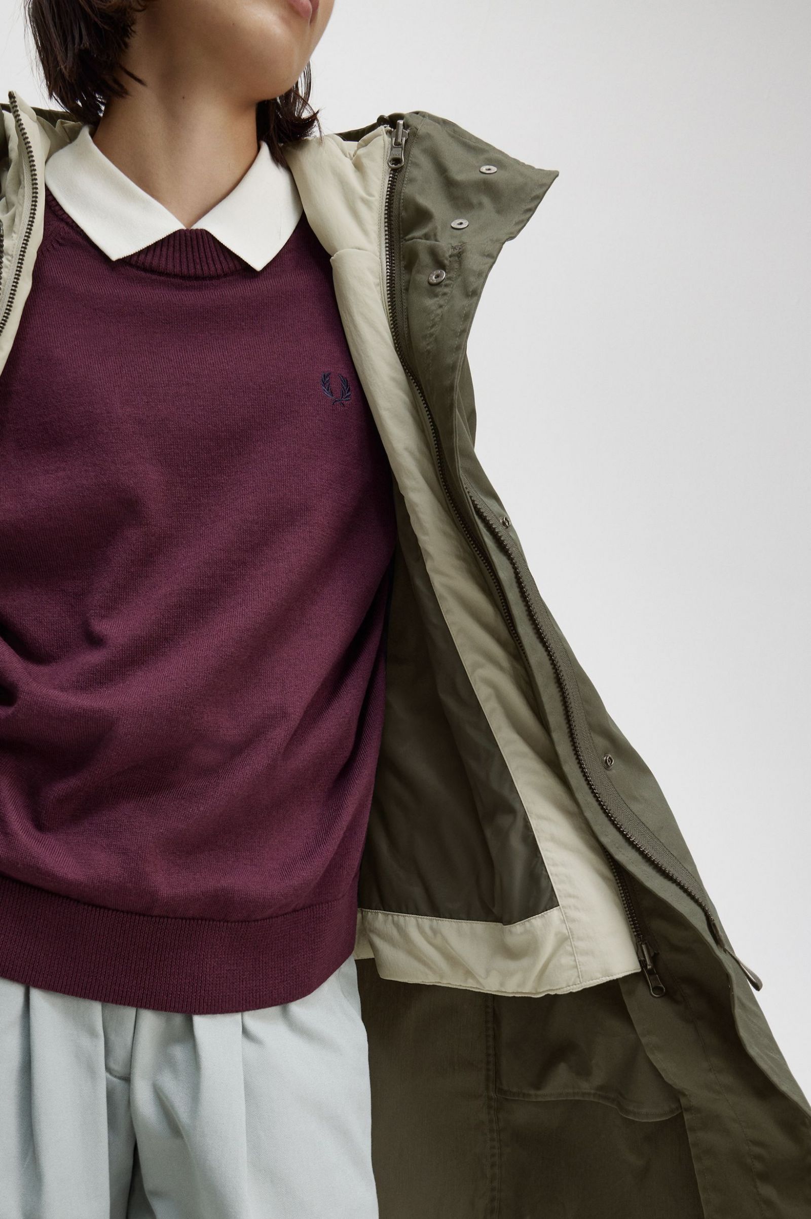 Zip-In Liner Parka Field Green