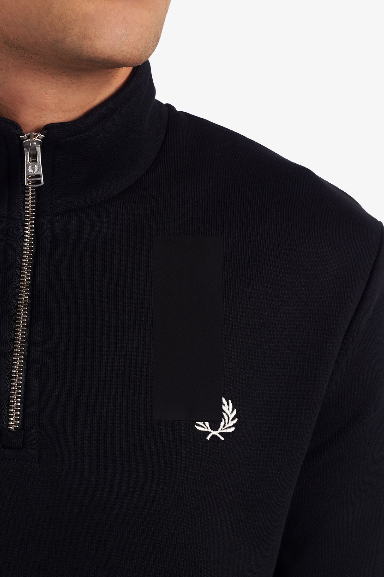 Half Zip Sweatshirt Black