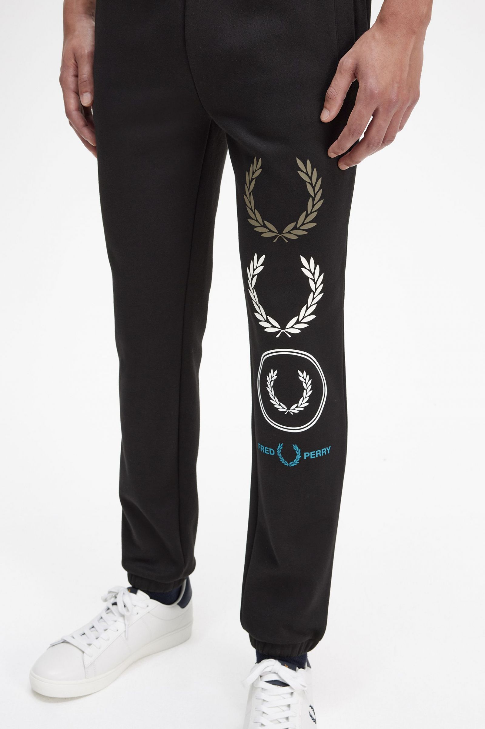 Graphic Branding Sweatpants Black