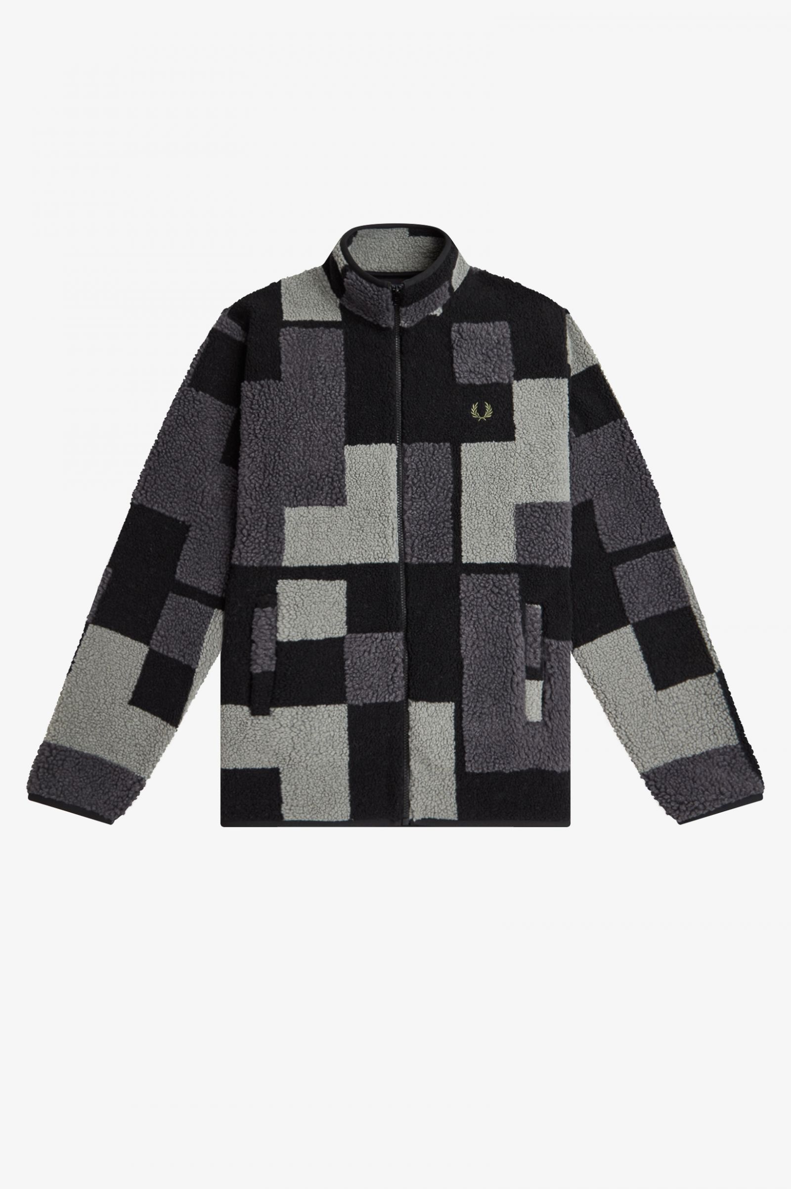 Pixel Borg Fleece Black