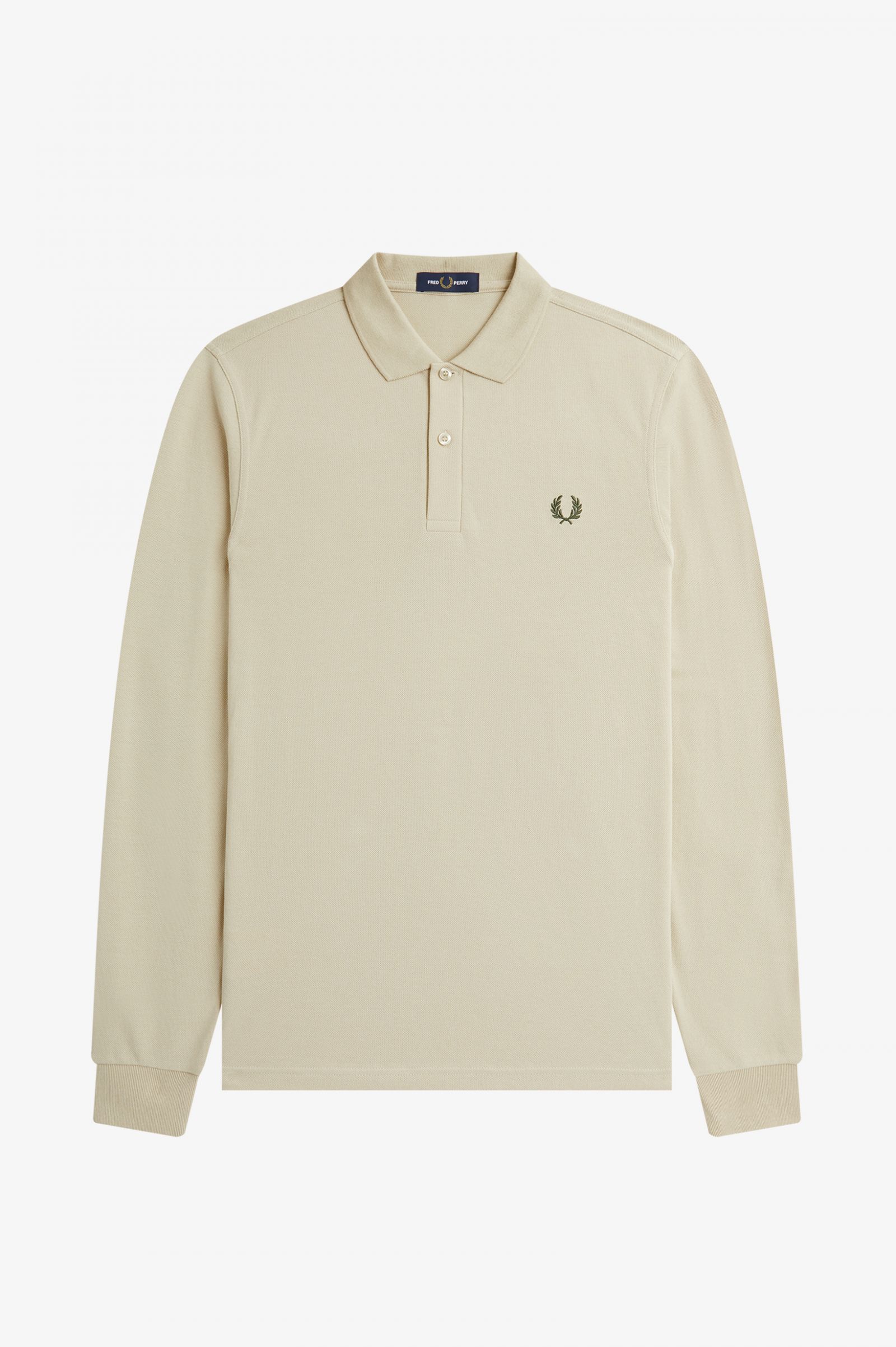 The Fred Perry ShirtM6006 Oatmeal / Field Green