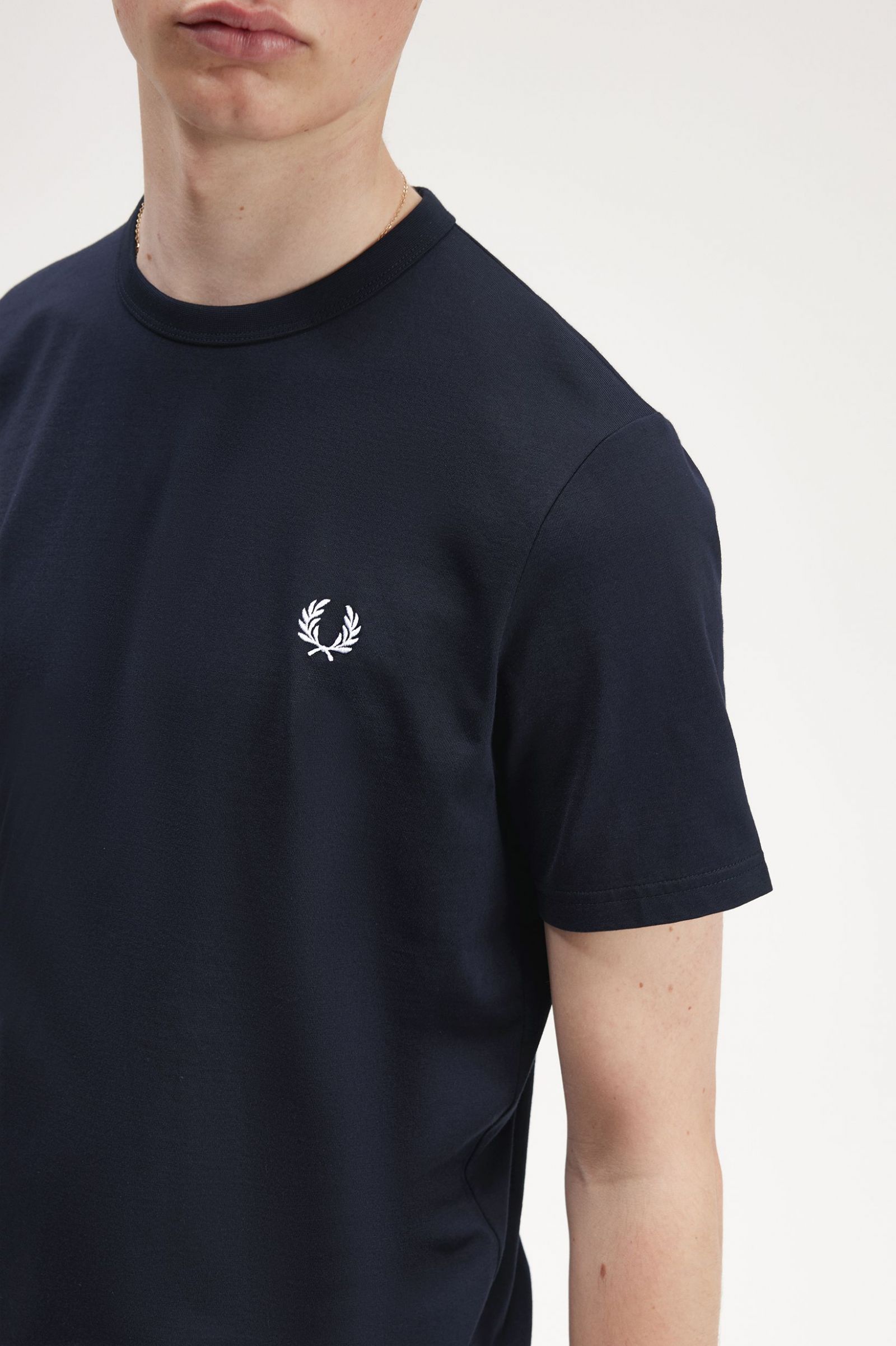 Tape Detail T-Shirt Navy