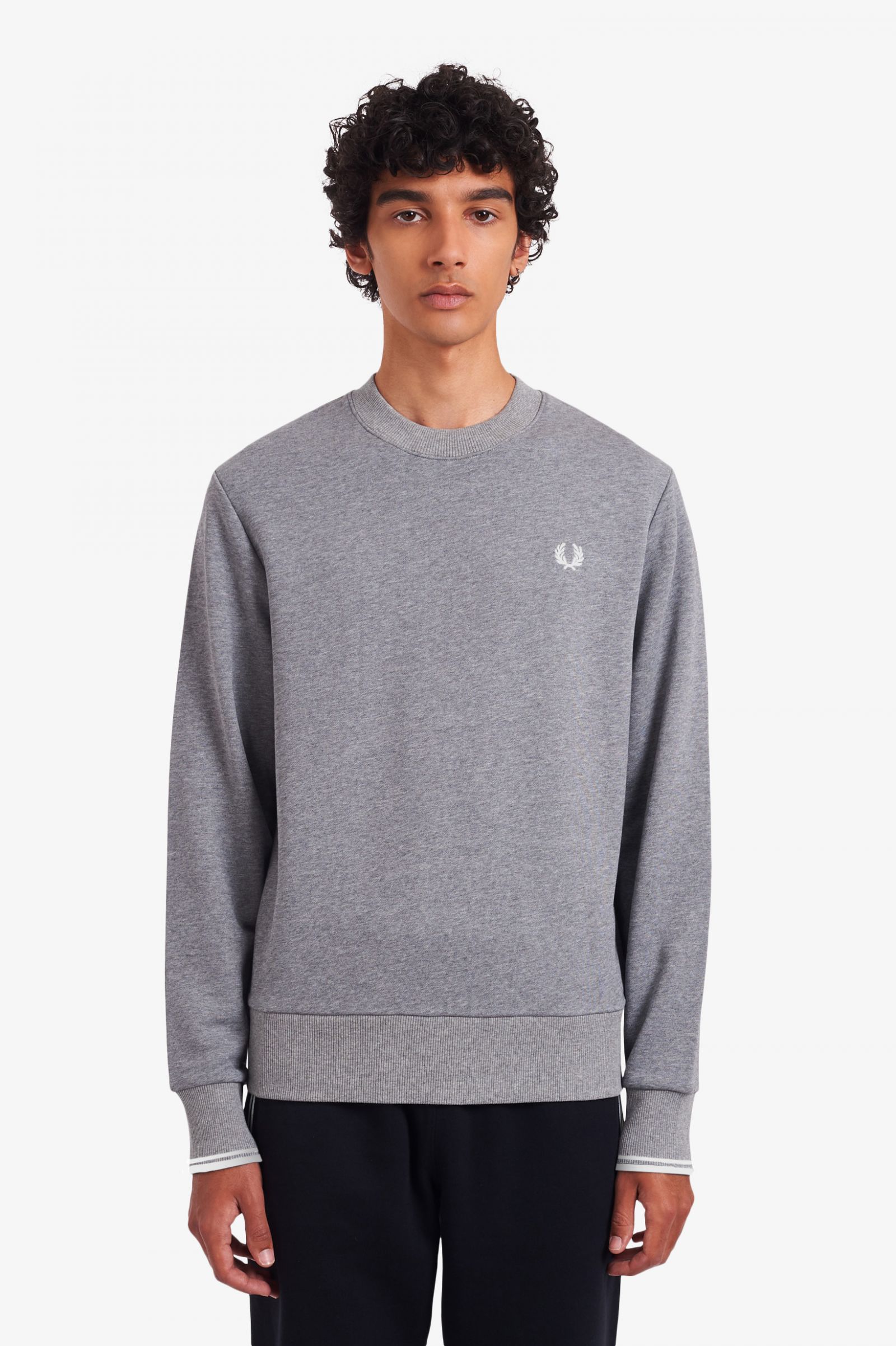 Crew Neck Sweatshirt Steel Marl