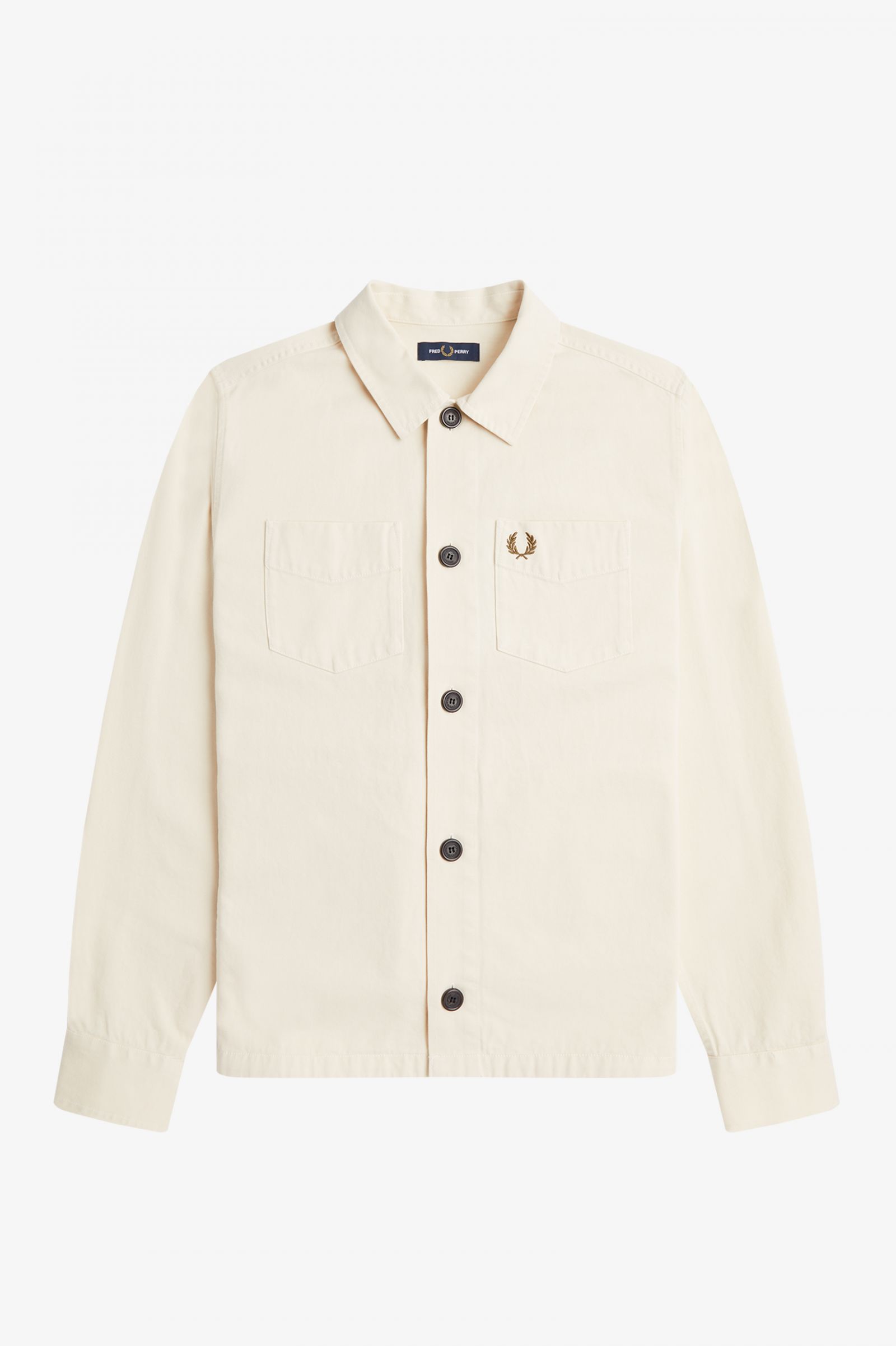 Twill Overshirt Ecru