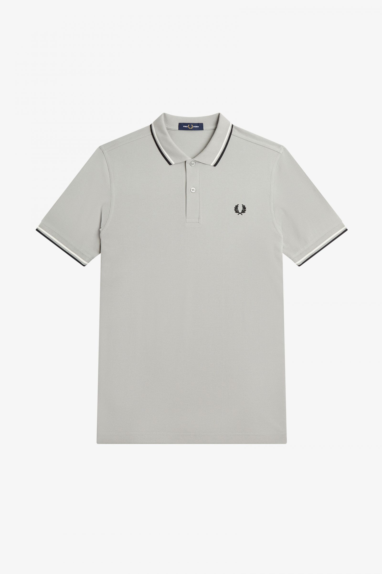 The Fred Perry ShirtM3600 Limestone / Ecru / Black