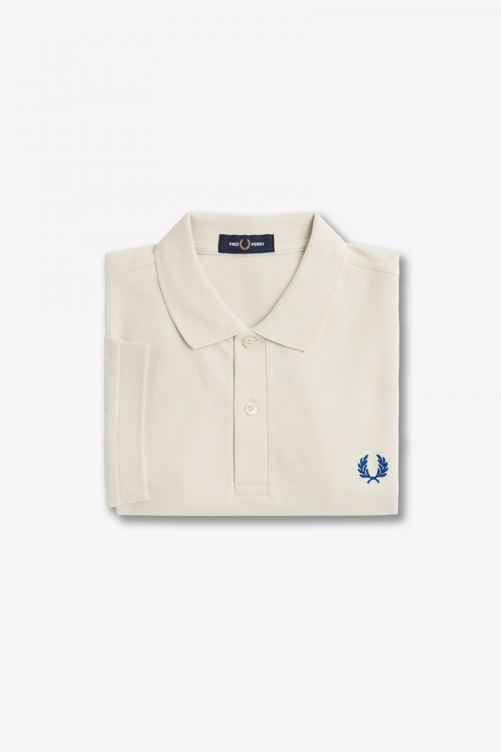 The Fred Perry ShirtM6000 Ecru / Shaded Cobalt