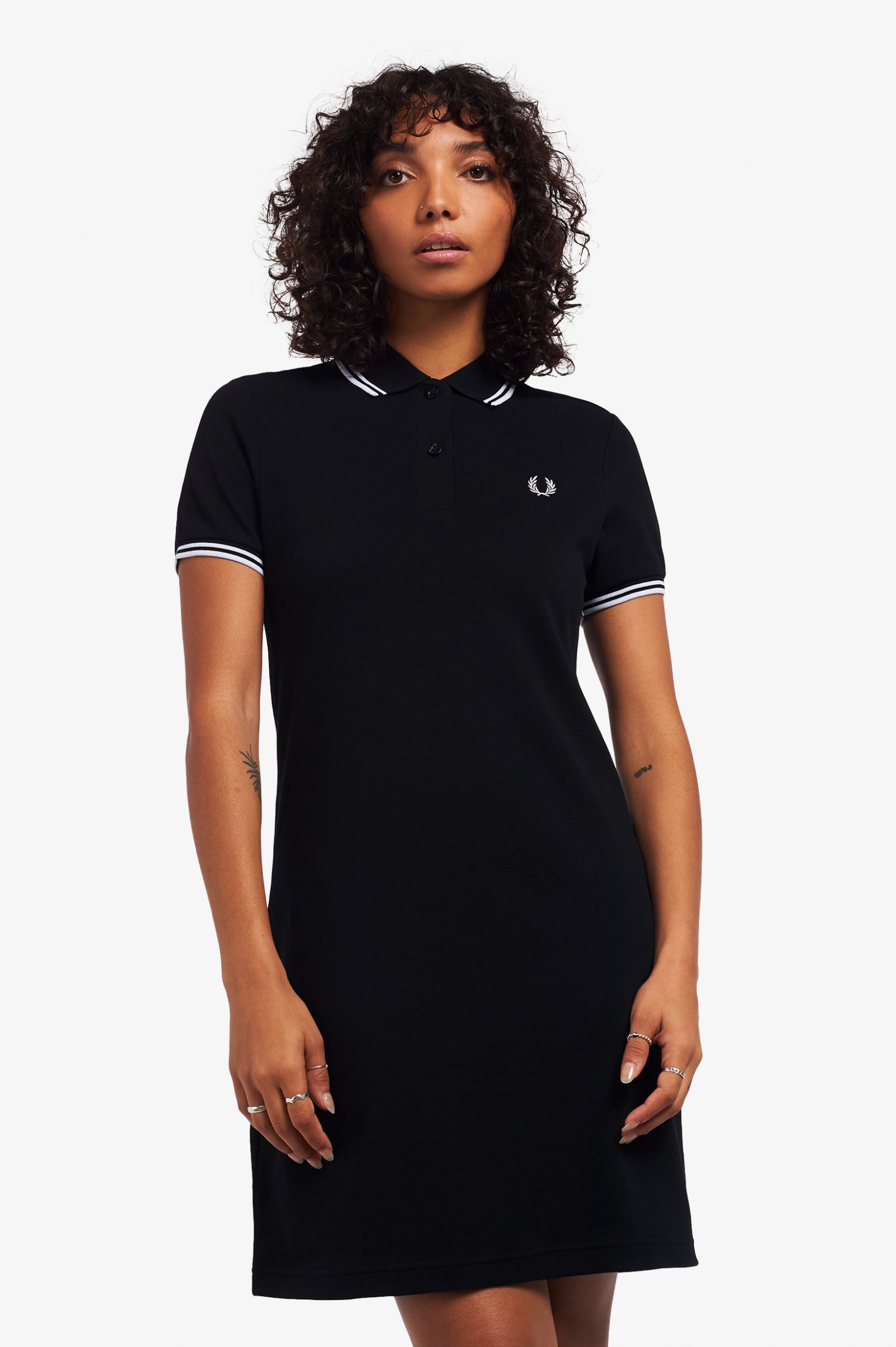 Twin Tipped Fred Perry Dress Black