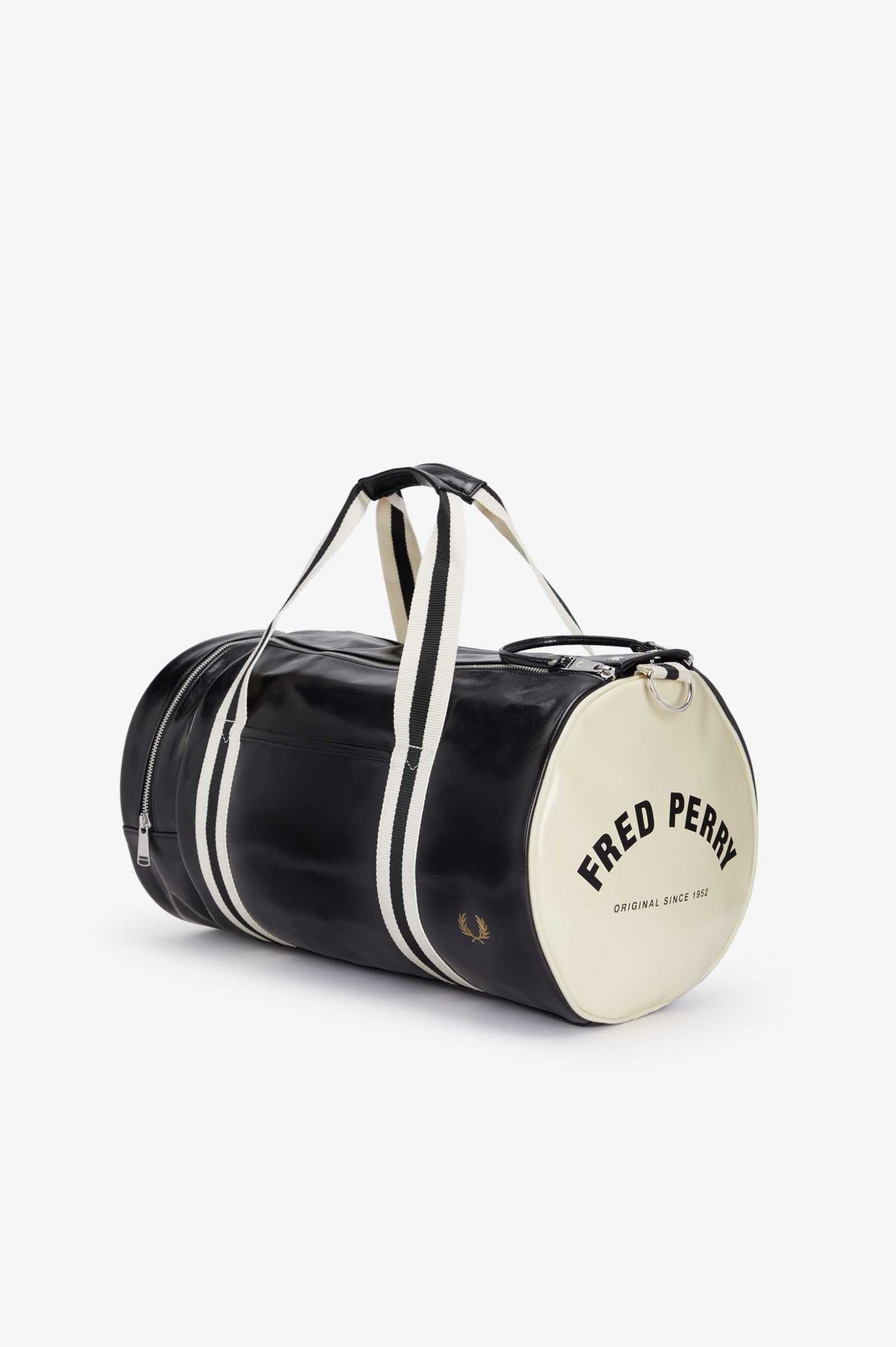 Classic Barrel Bag Black / Ecru
