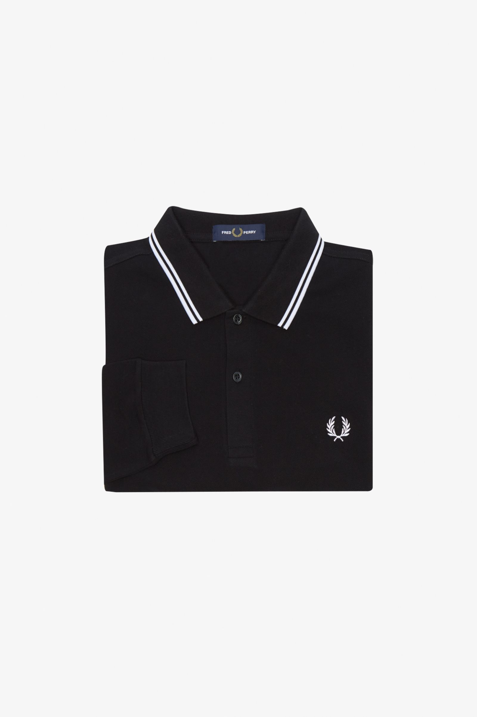 The Fred Perry ShirtM3636 Black / White / White