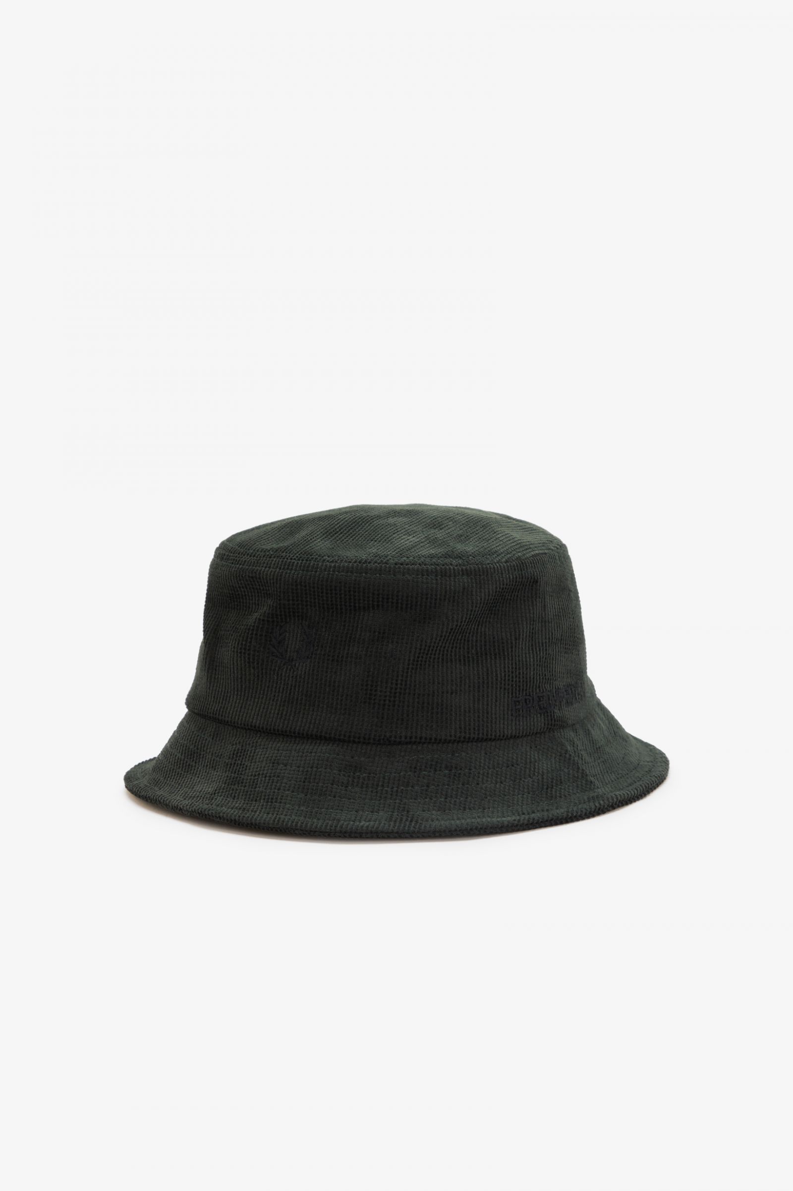 Waffle Cord Bucket Hat Night Green / Black