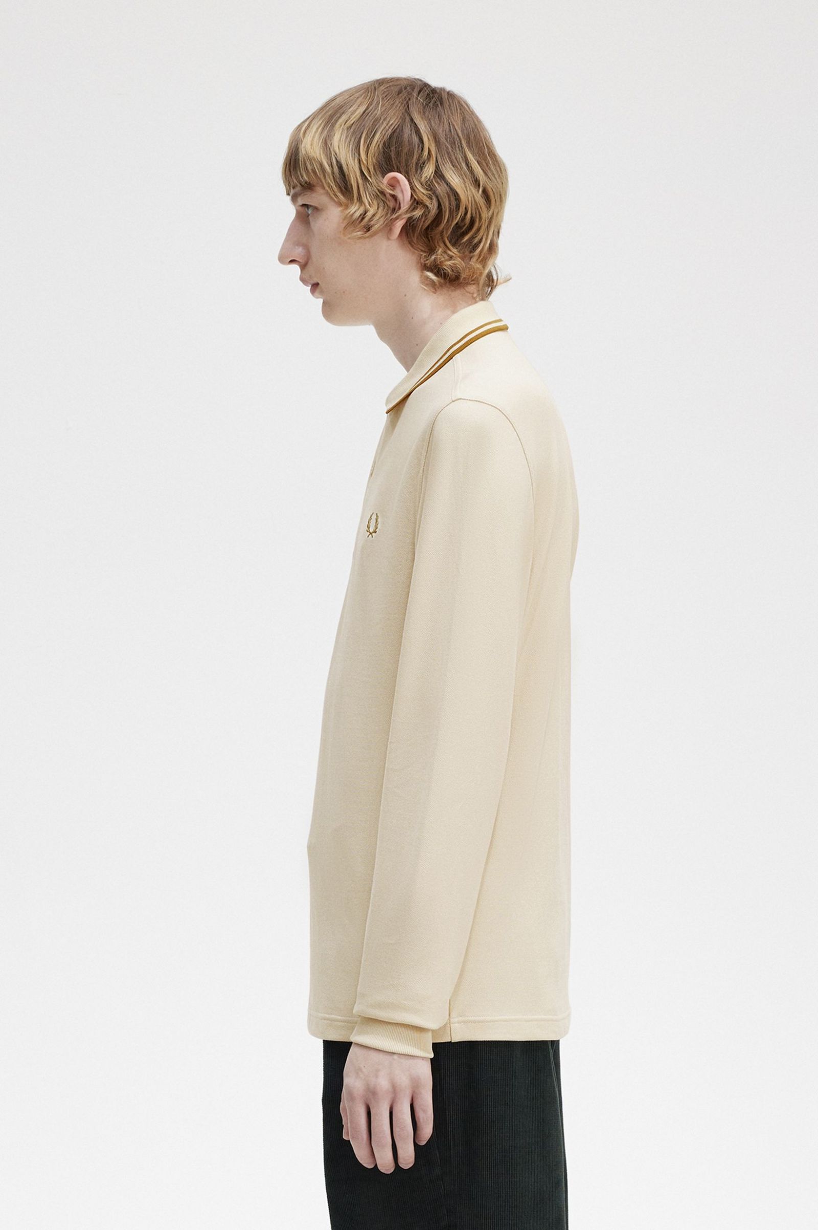 The Fred Perry ShirtM3636 Oatmeal / Dark Caramel / Dark Caramel