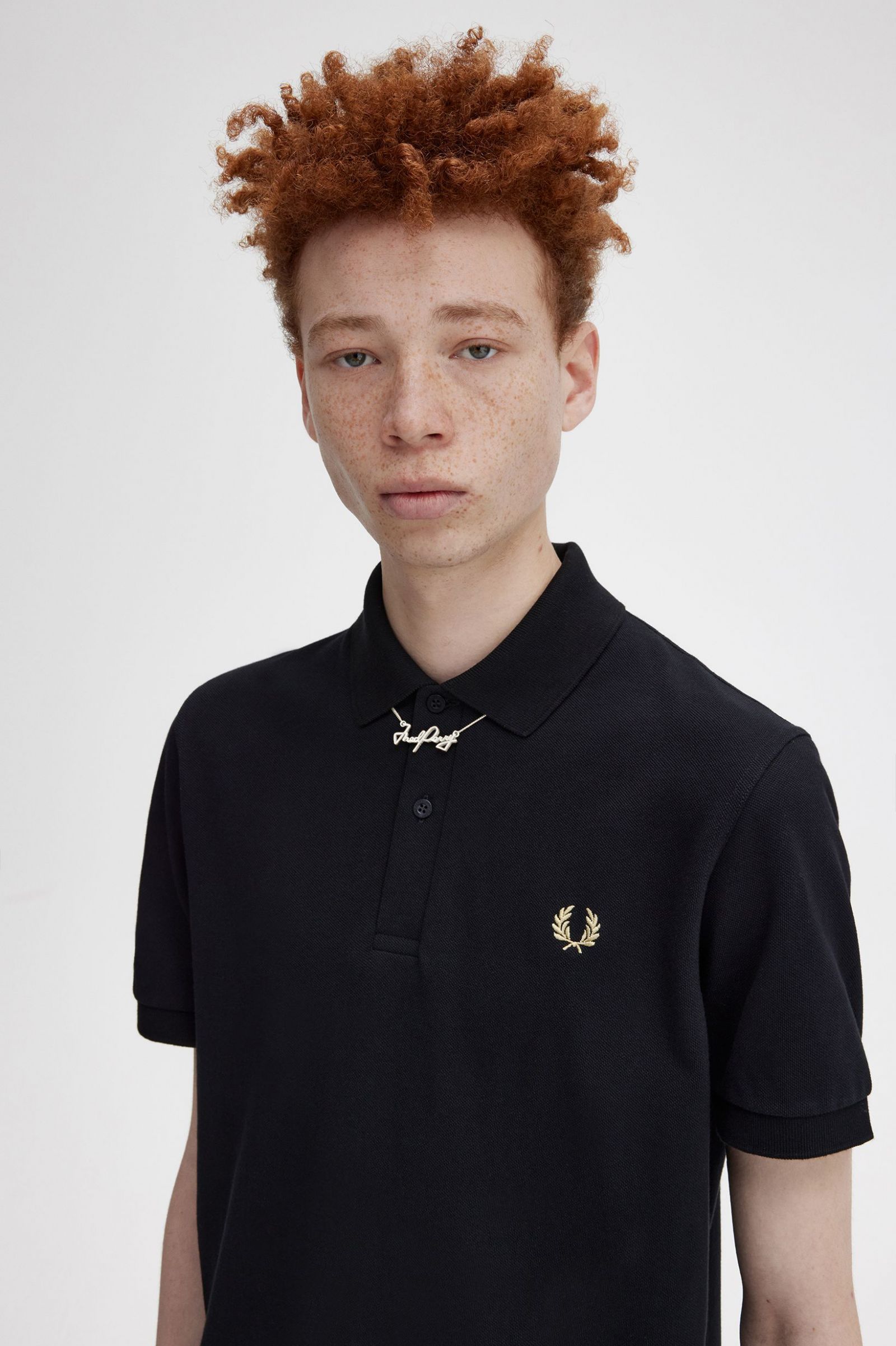Fred Perry Necklace Metallic Silver