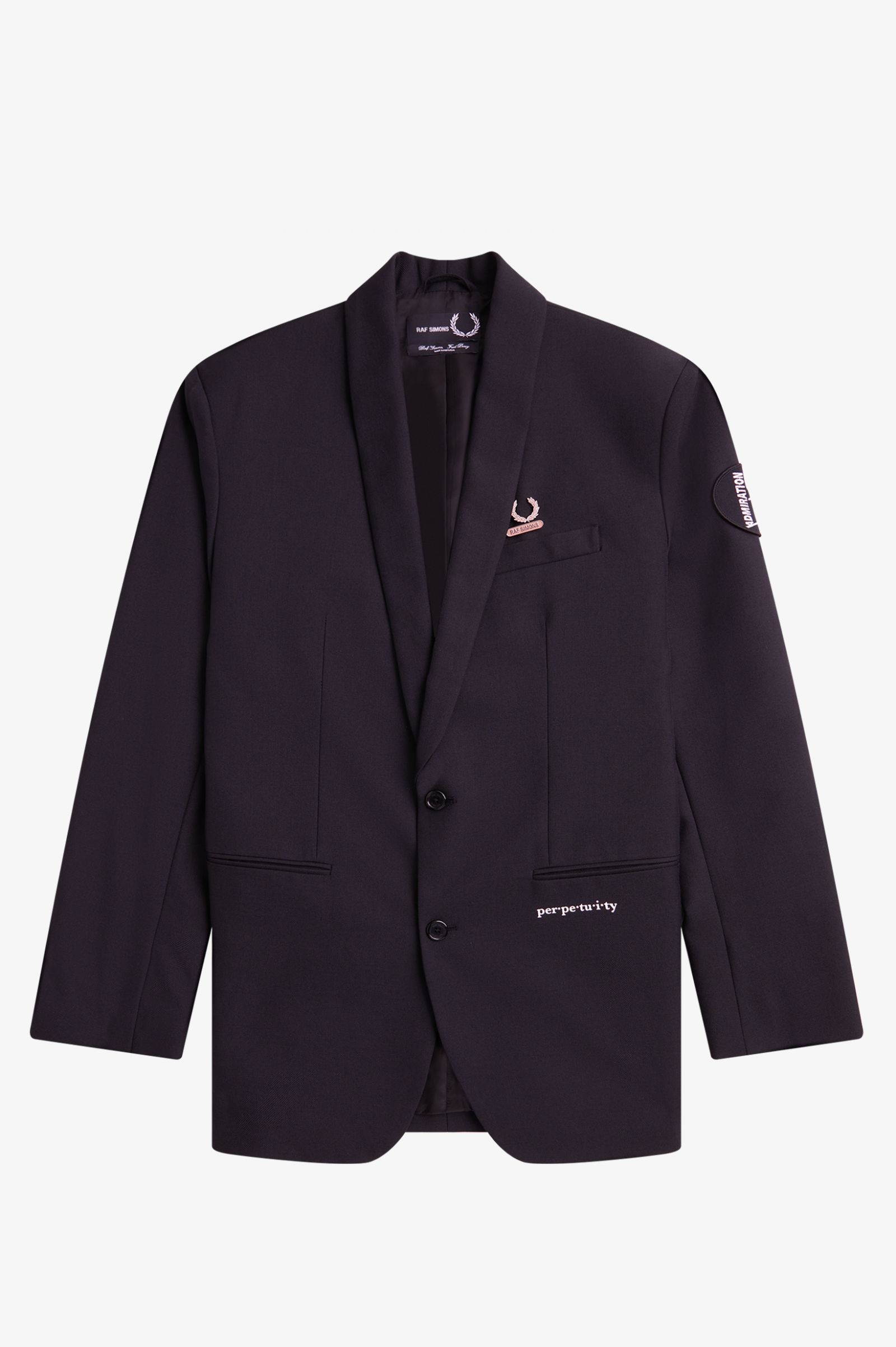 Raf SimonsShawl Collar Blazer Black