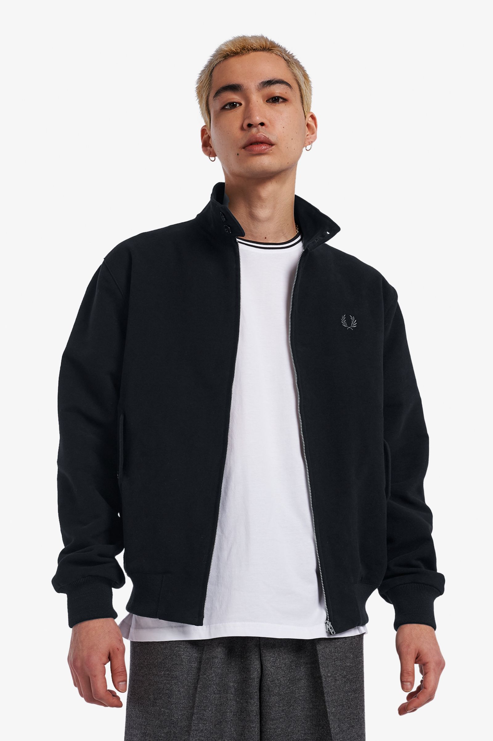 Made In EnglandMoleskin Harrington Jacket Black