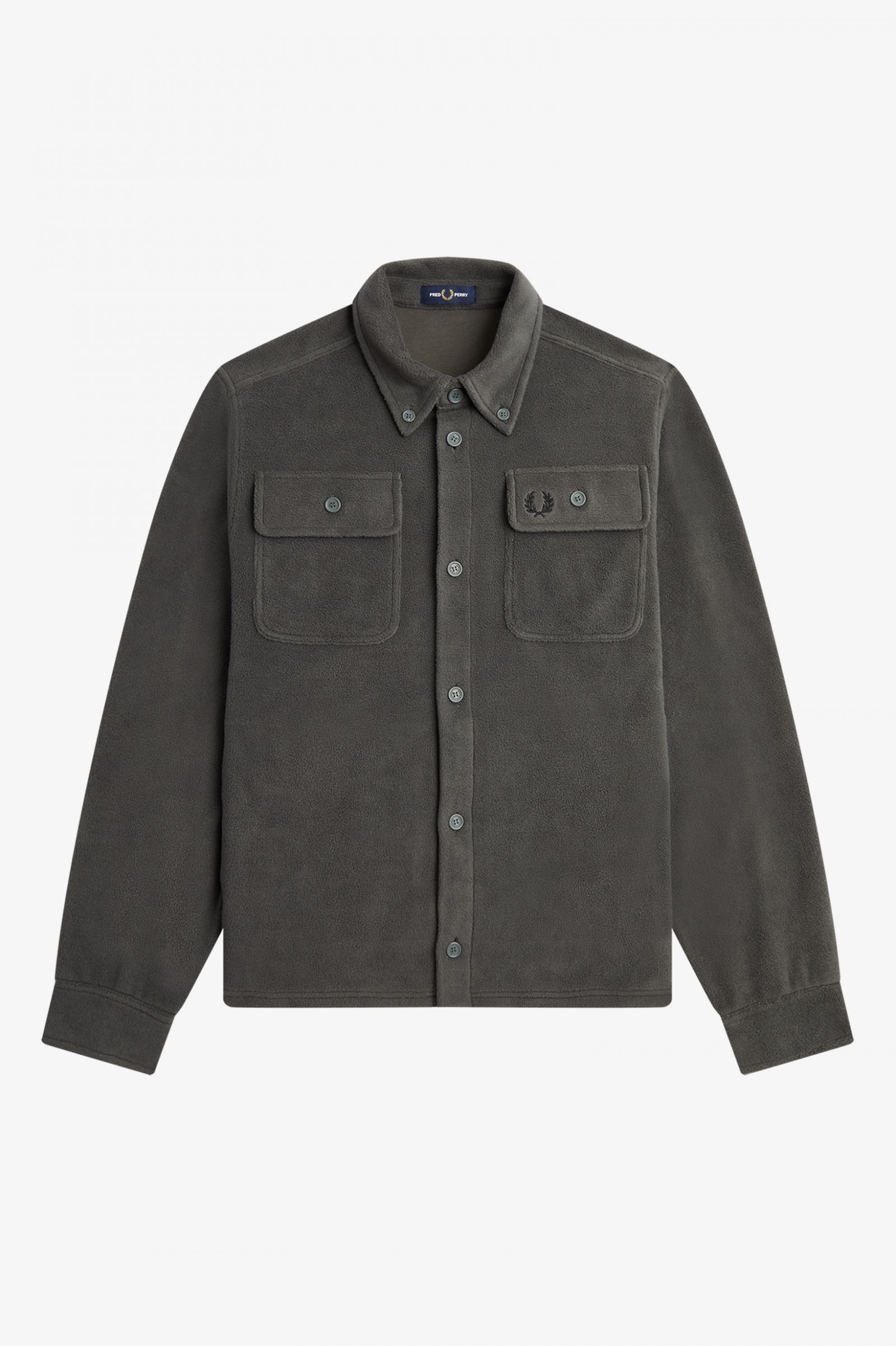 Fleece Overshirt Field Green