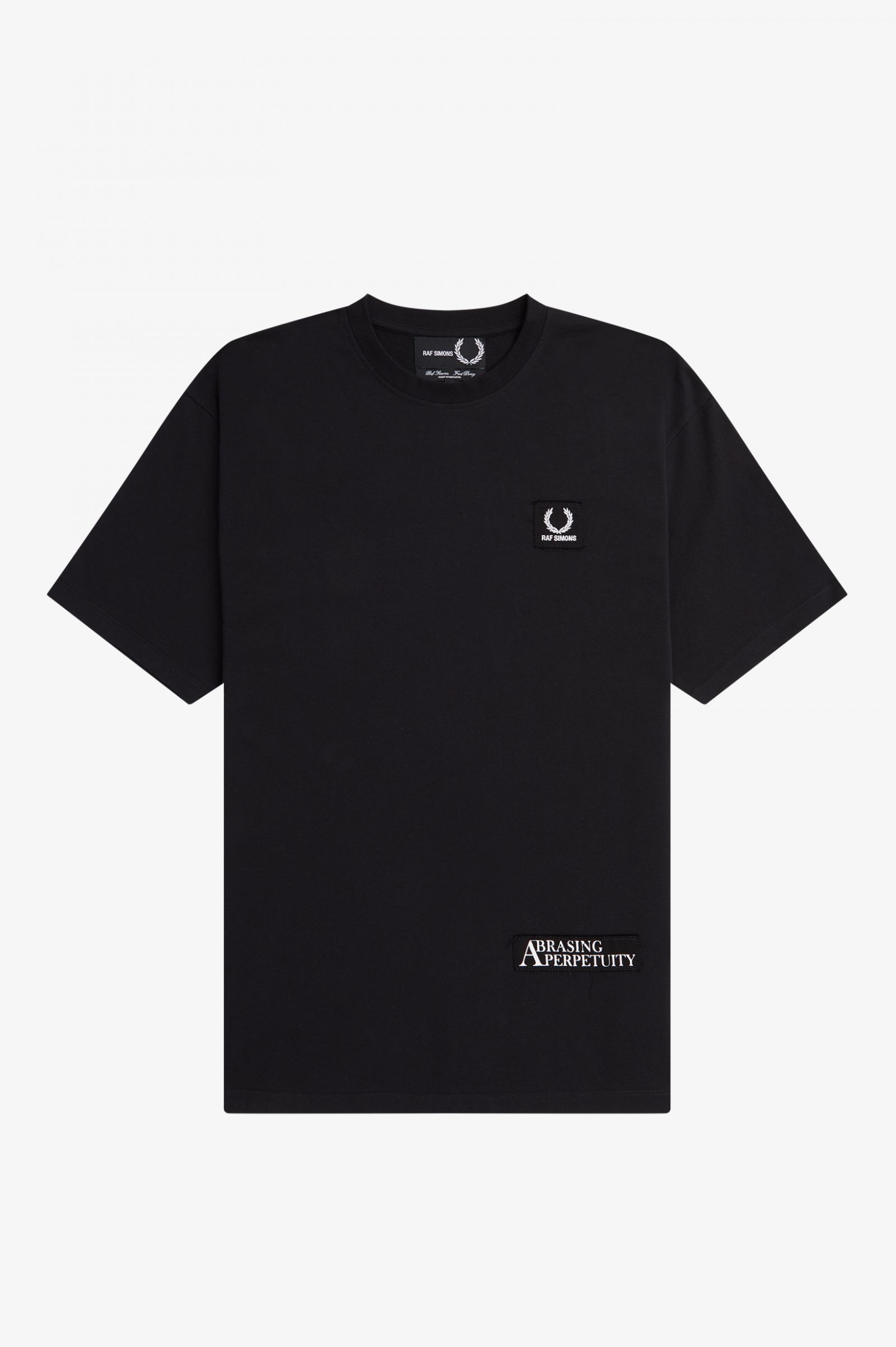 Raf SimonsPrinted Patch Relaxed T-Shirt Black