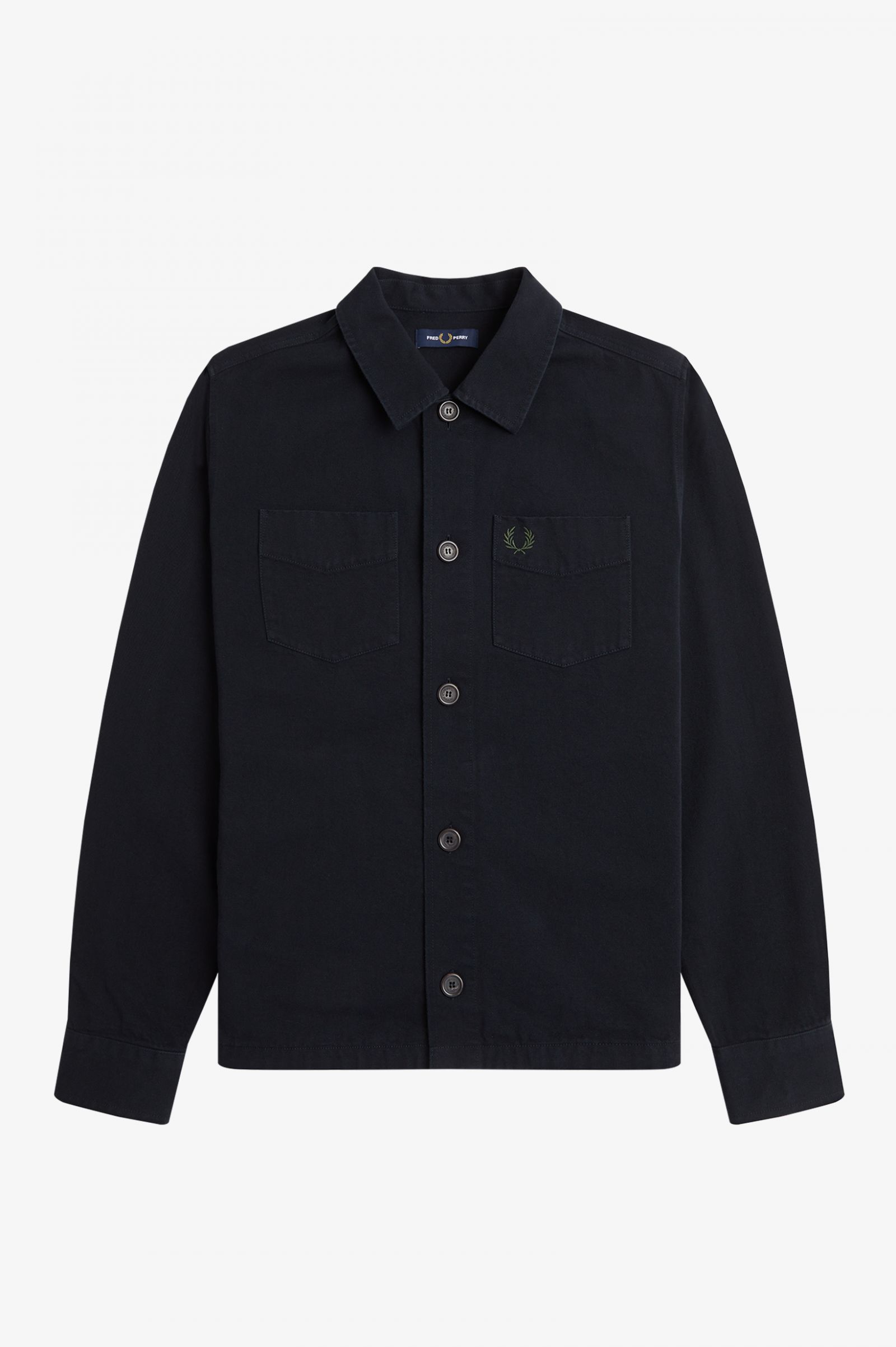 Twill Overshirt Black
