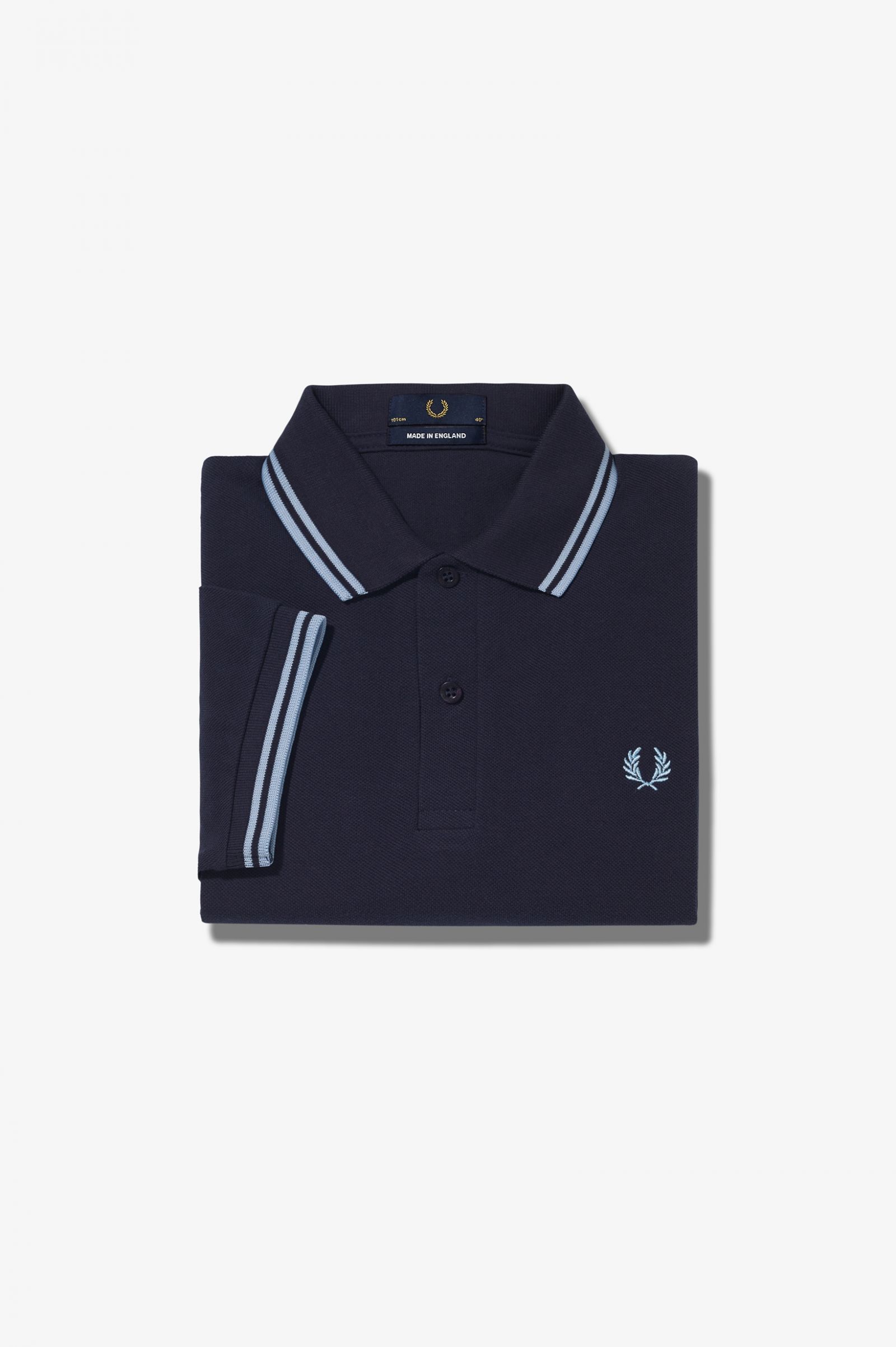 The Fred Perry ShirtM12 Navy / Ice / Ice