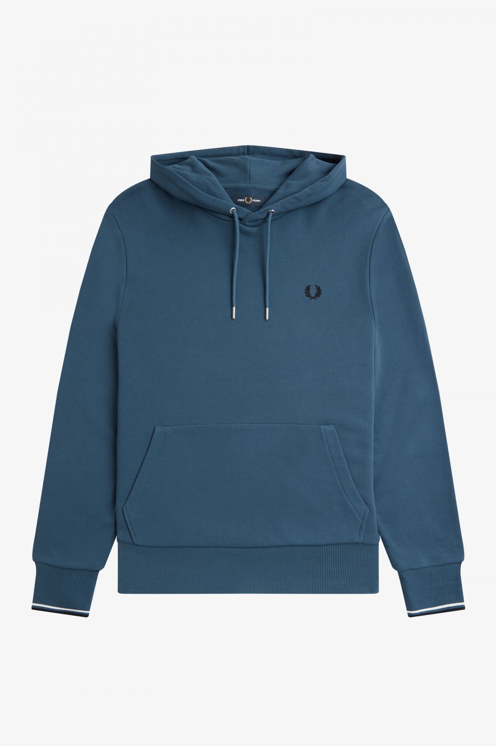 Tipped Hooded Sweatshirt Midnight Blue