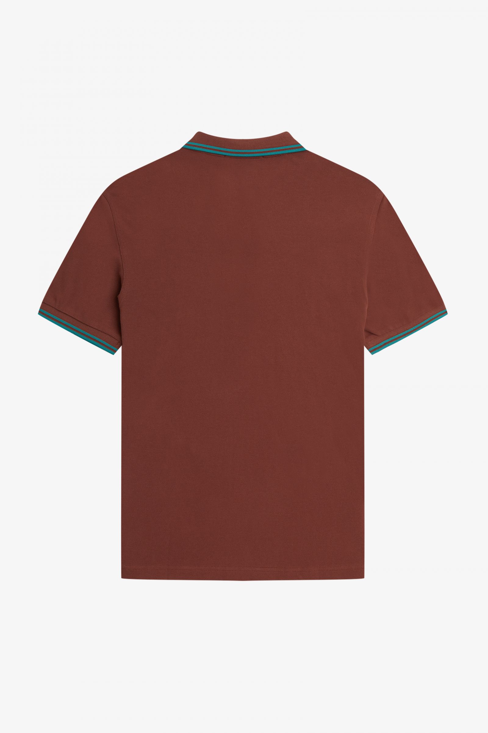The Fred Perry ShirtM3600 Whisky Brown / Deep Mint / Deep Mint