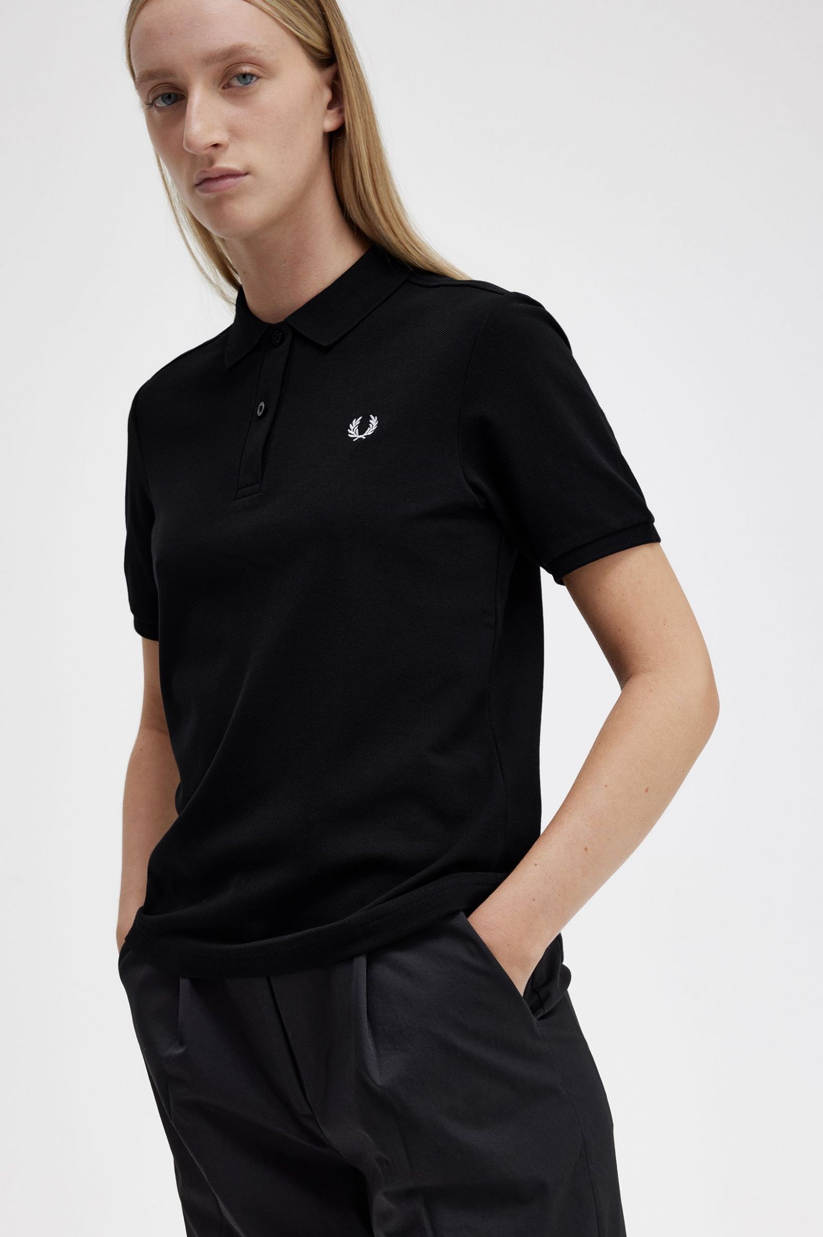 The Fred Perry ShirtG6000 Black / White