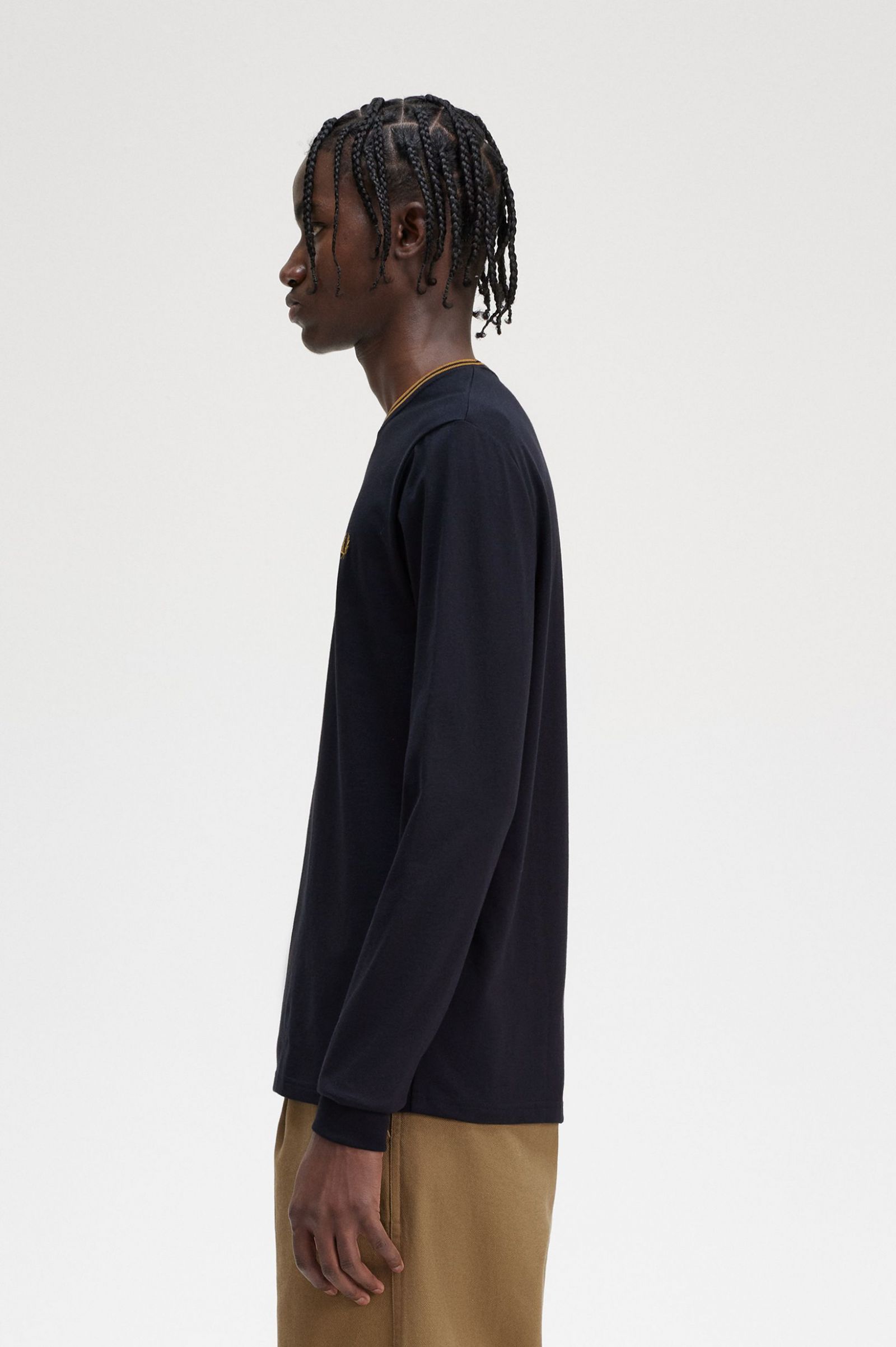 Twin Tipped T-Shirt Navy / Dark Caramel