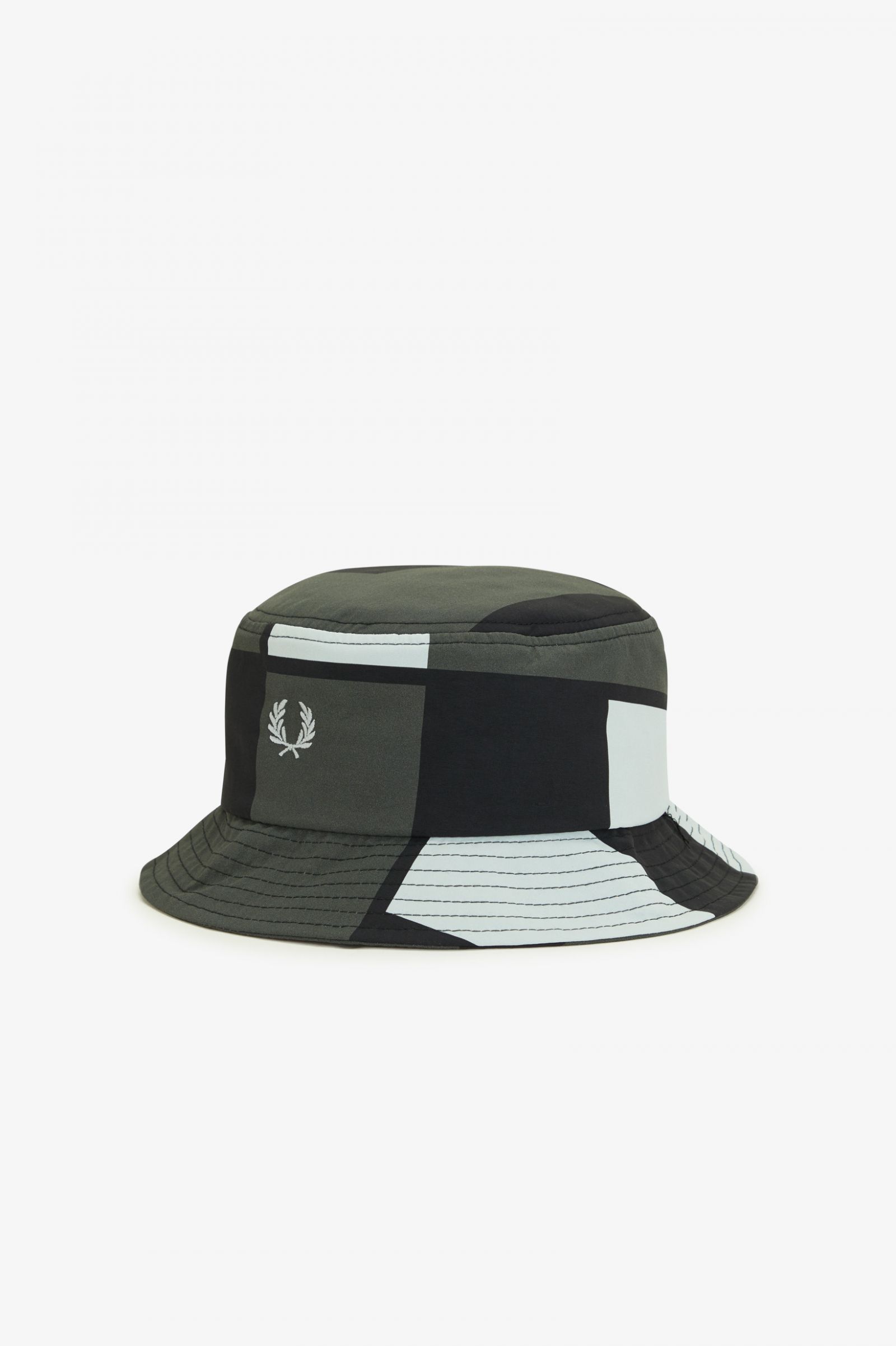 Pixel Print Bucket Hat Light Ice / Field Green / Black